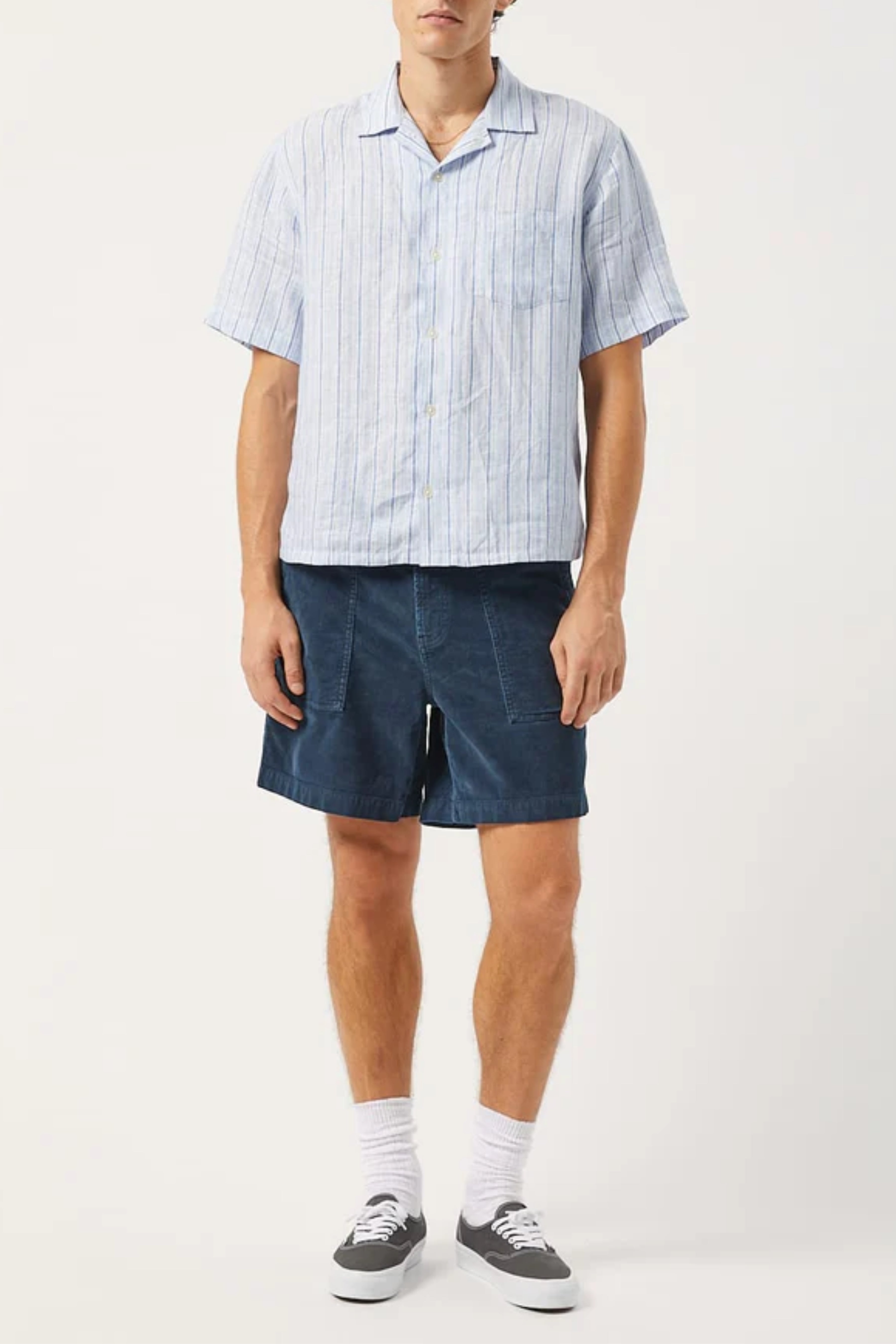 Linen Broadstripe SS