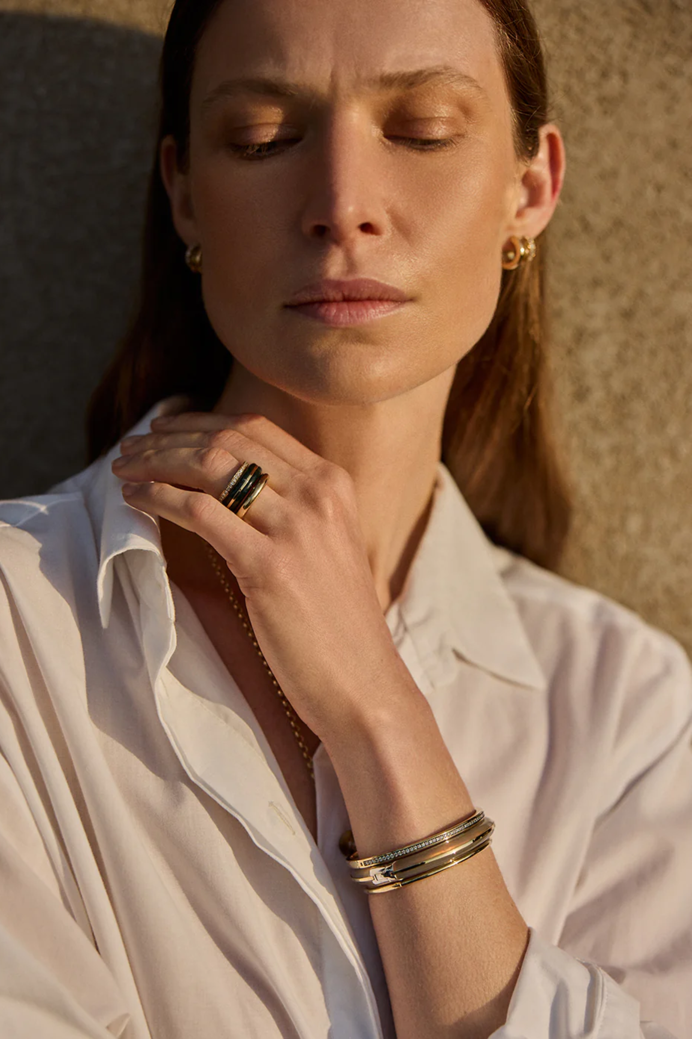Diamond Gold Cuff