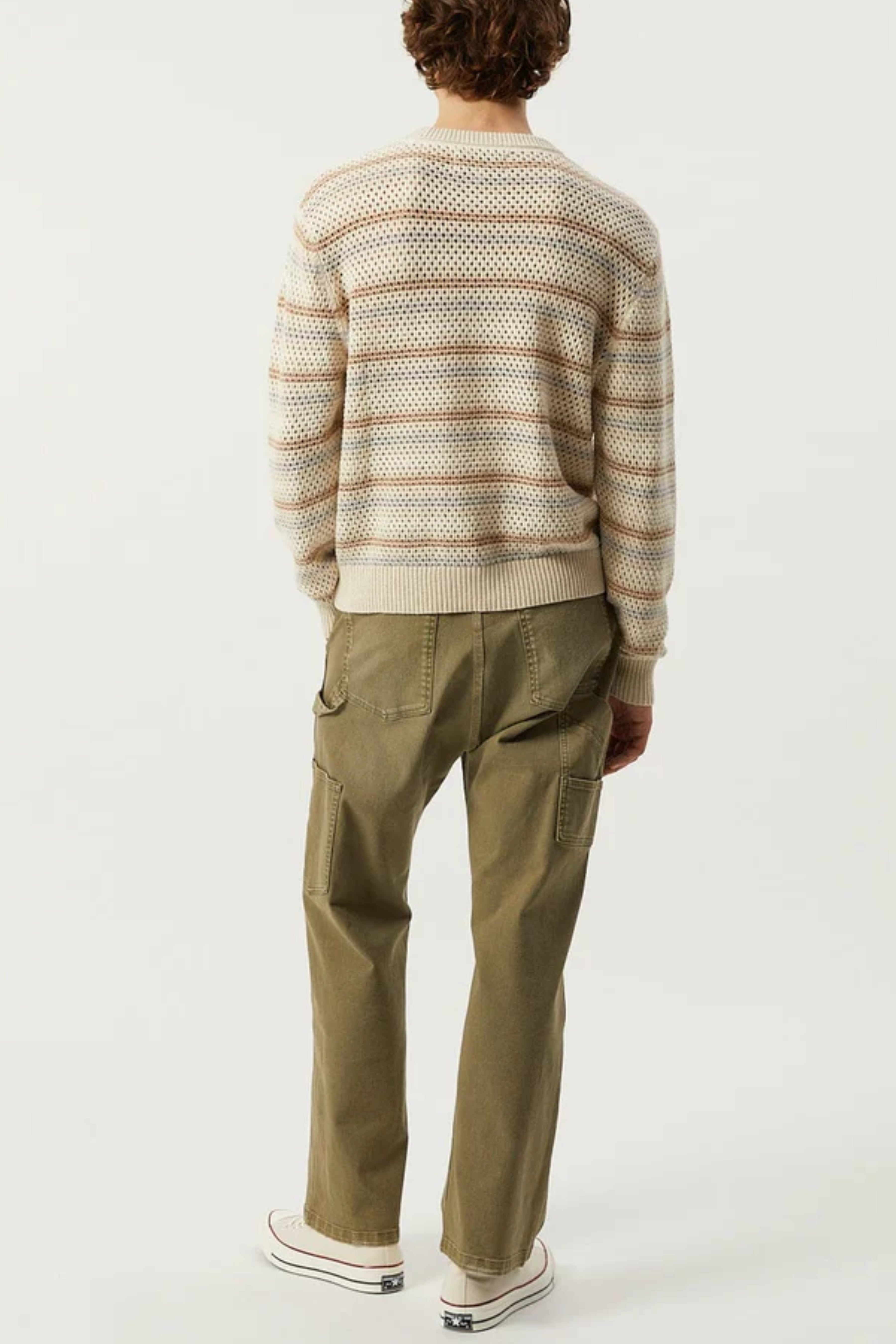 Linen Stripe Crew