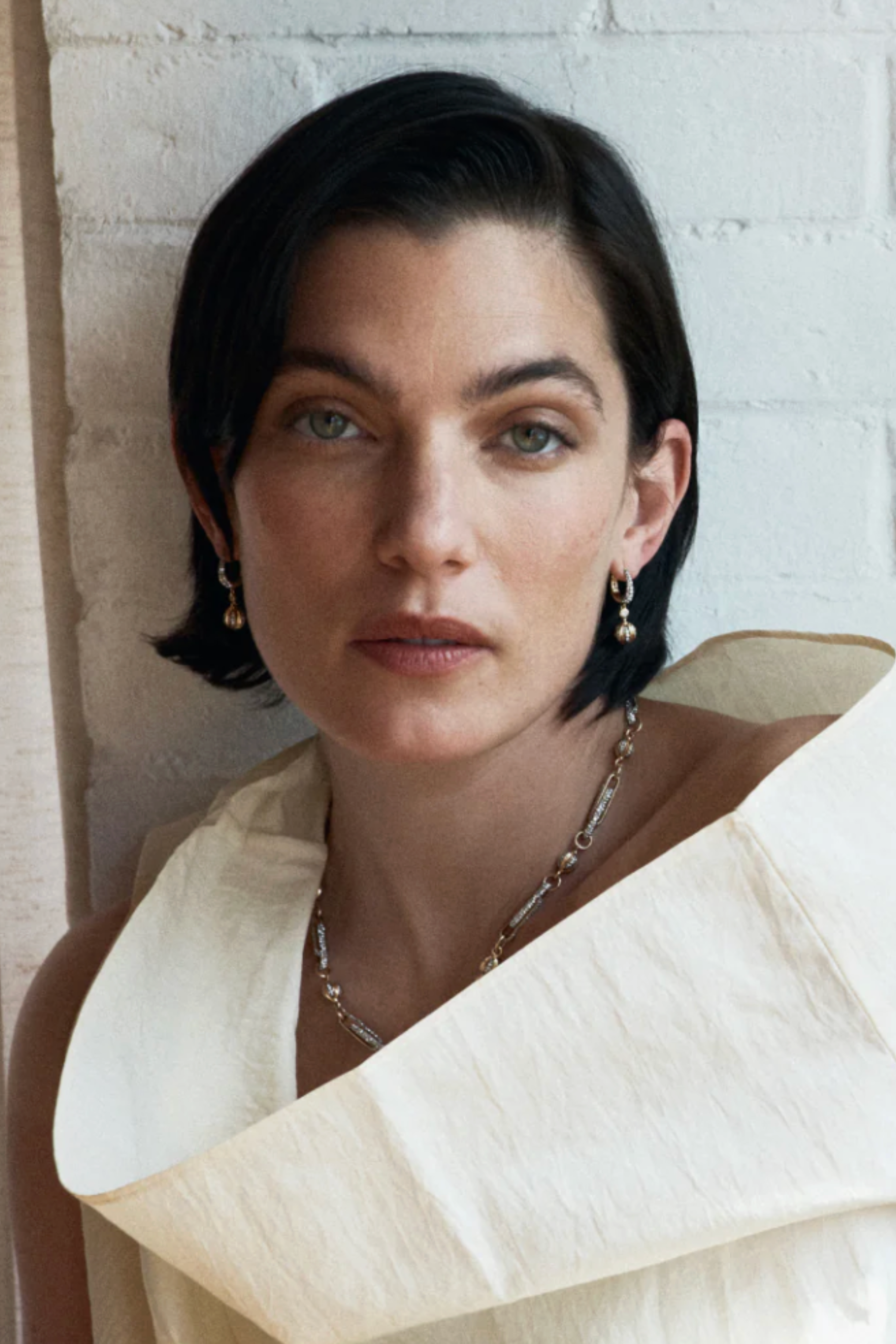 Diamond Ball Breaker Earrings