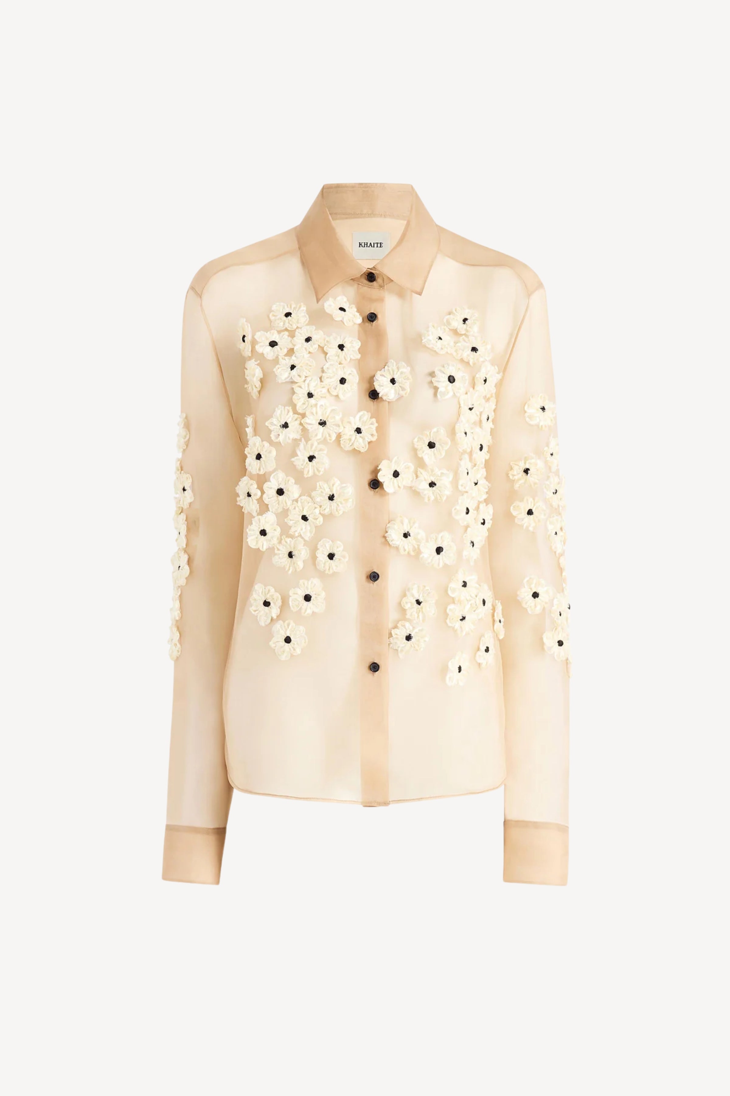 Argo Top With Floral Embroidery