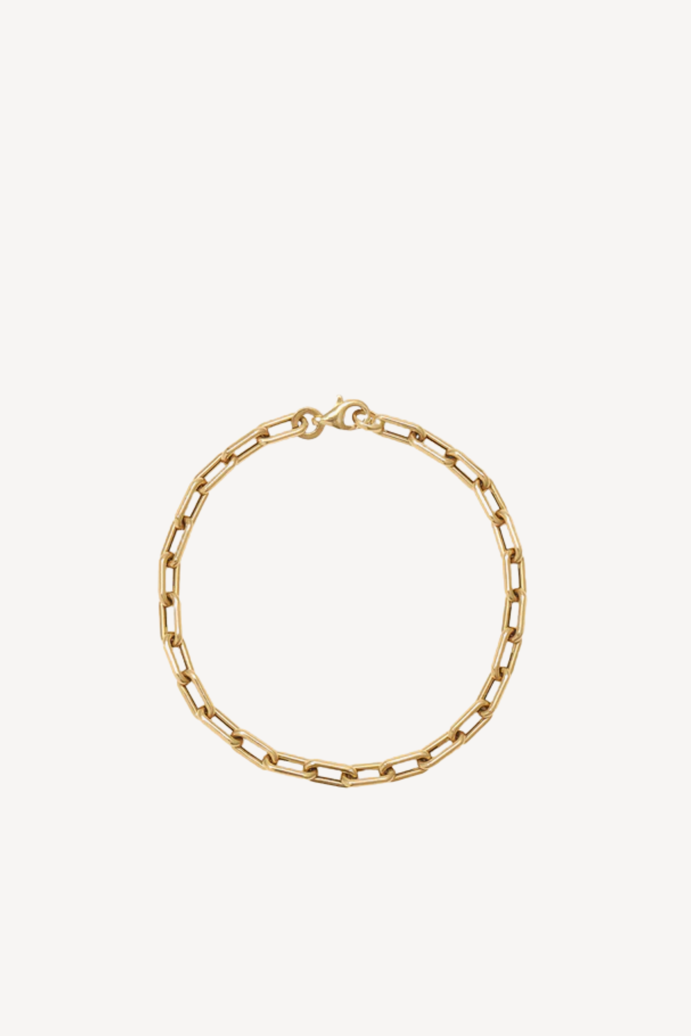 4mm Wide 7" Italian Chain Link Bracelet