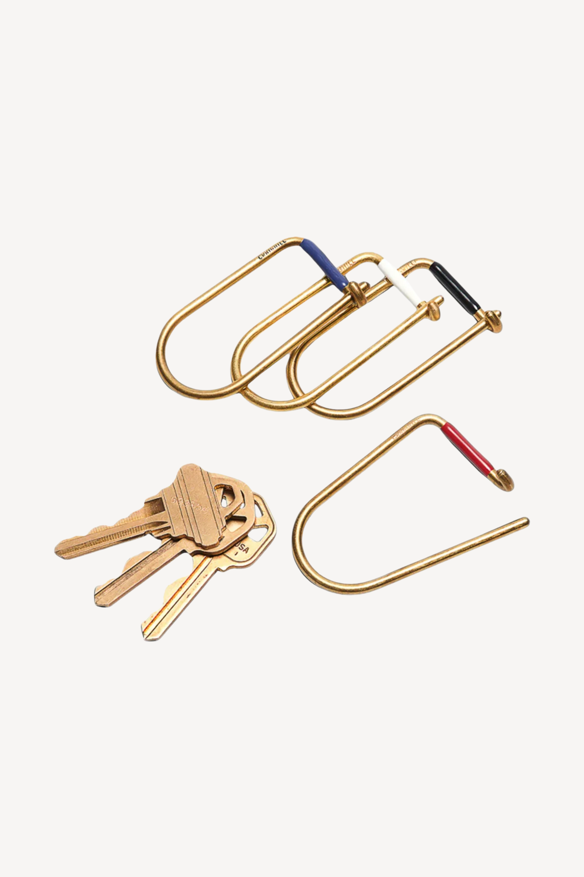 Enameled Wilson Keyring