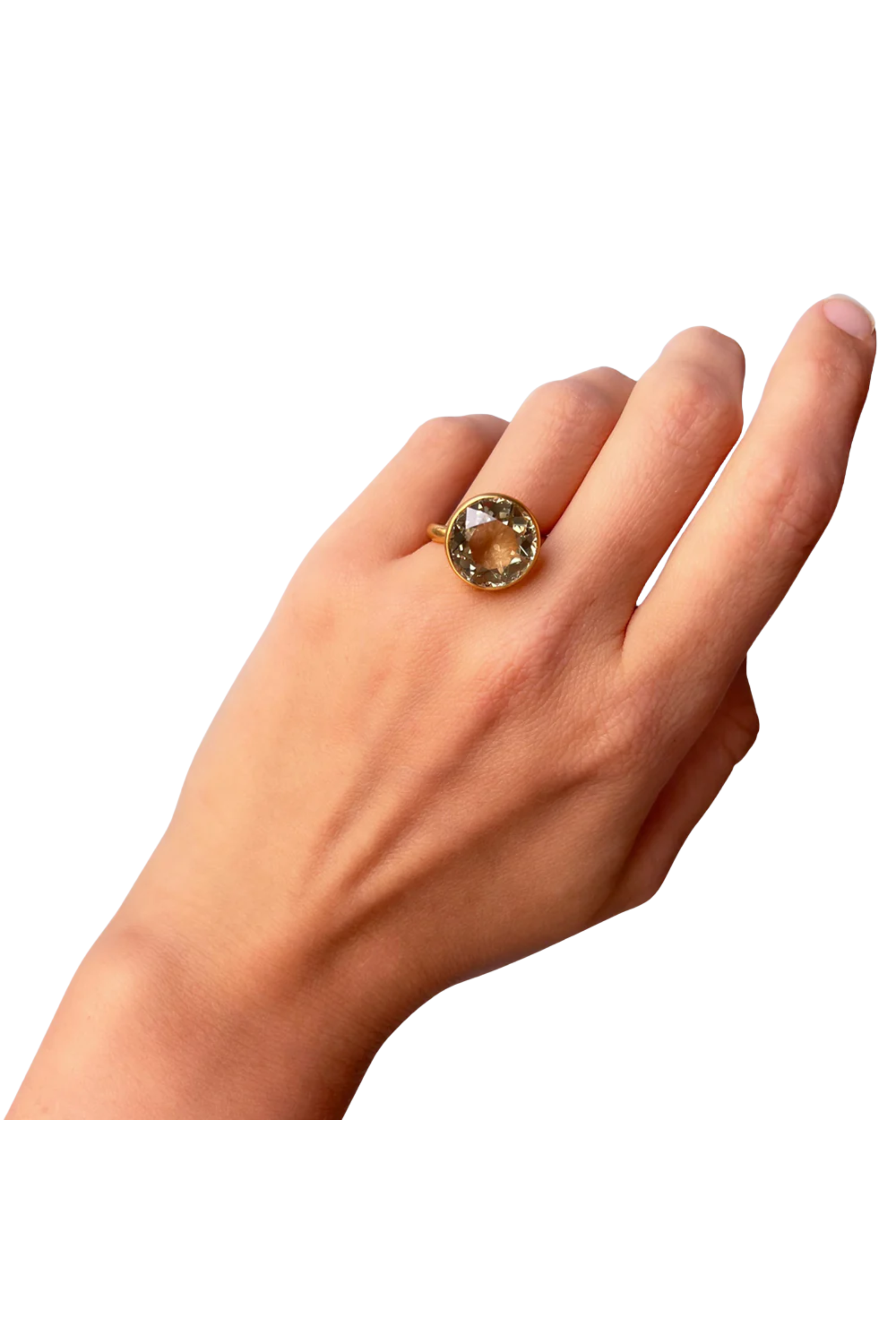 Smokey Quartz Princess Ring