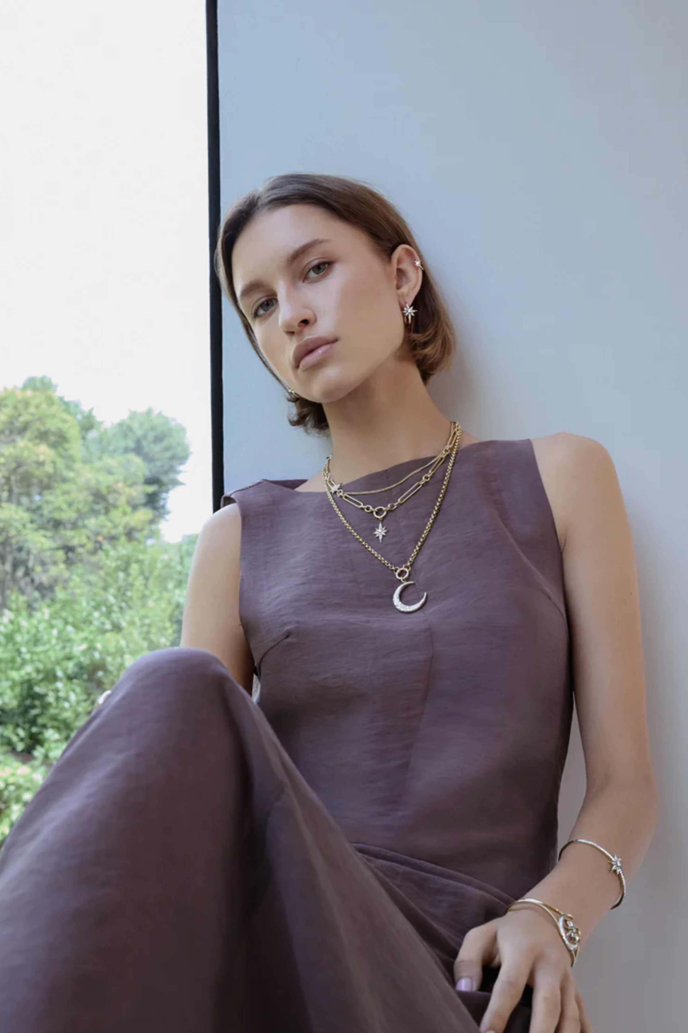 Victorian Star Diamond Pendant