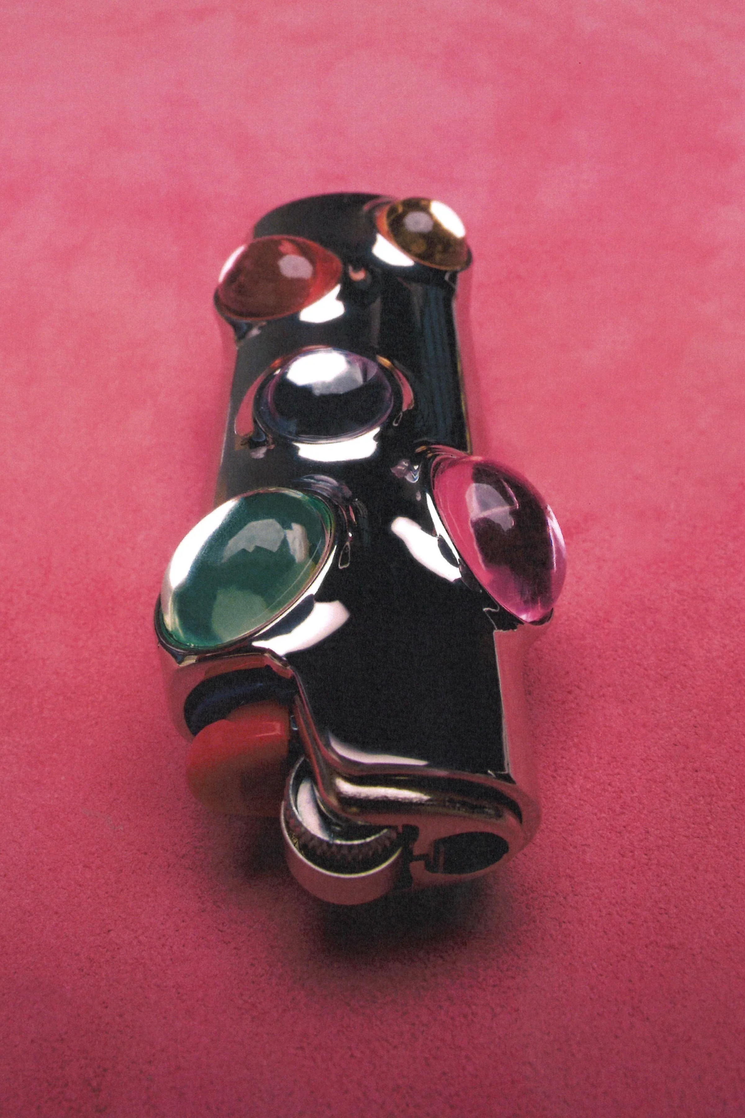 Double-Sided Gemstoned Lighter Case
