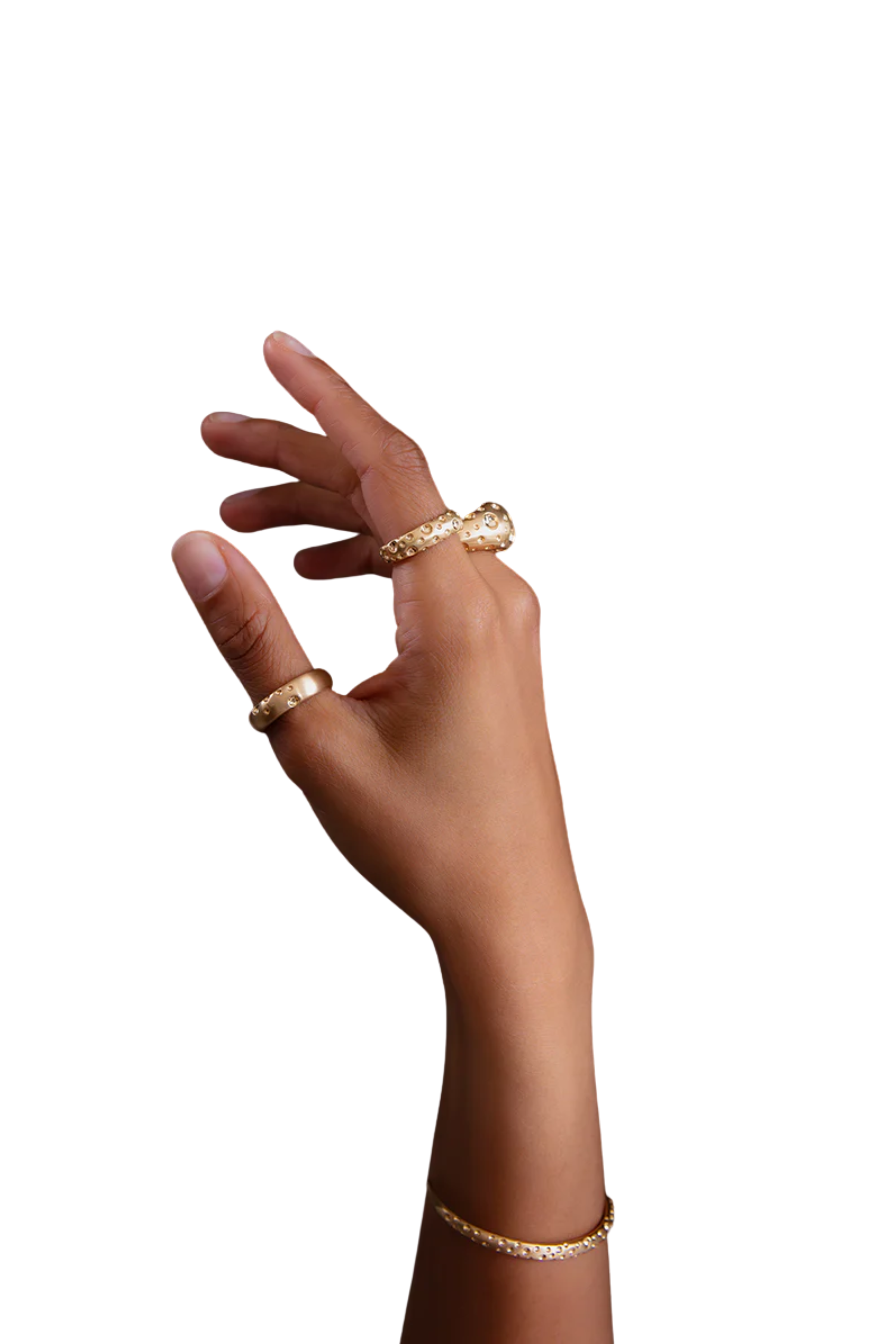 Jodha Bai Spirit scattered Bombé Ring - Maxi