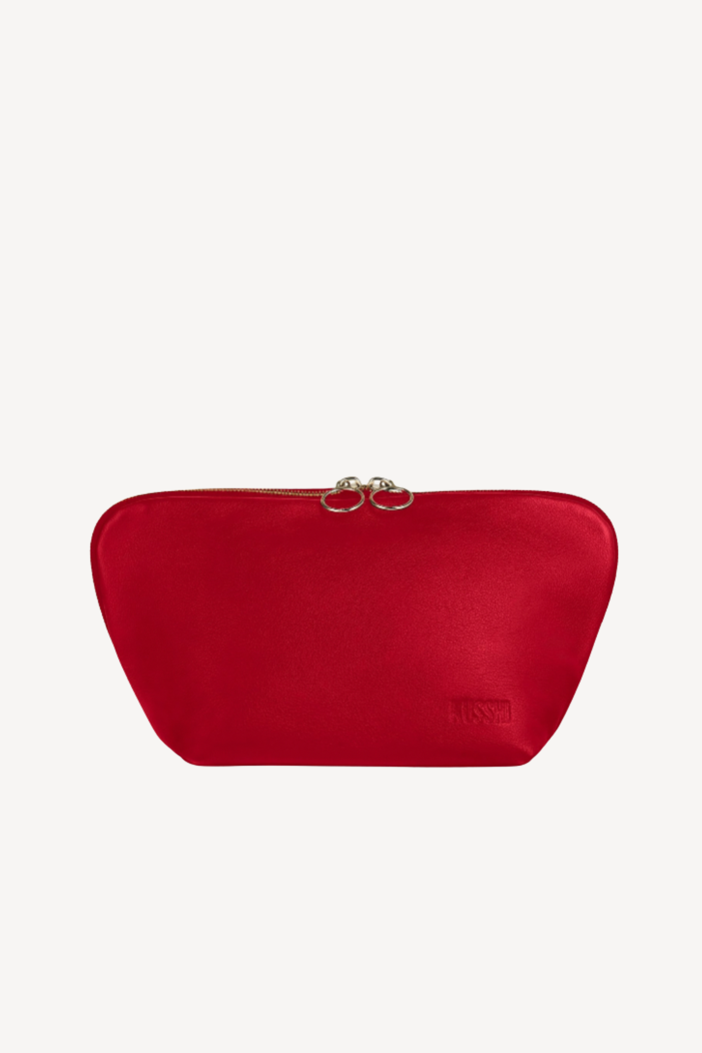 Red & Leopard Signature Makeup Bag