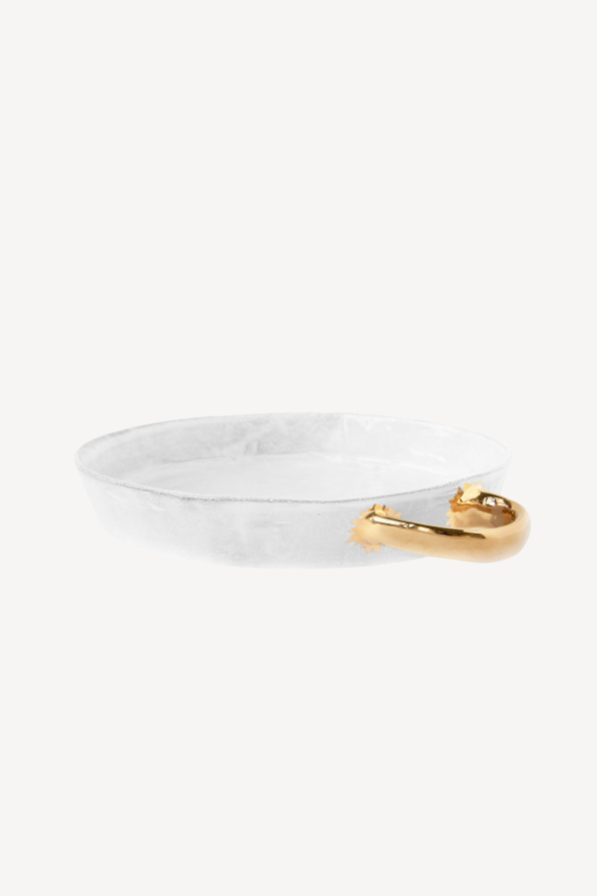 Round Sacai Platter - Golden Handle