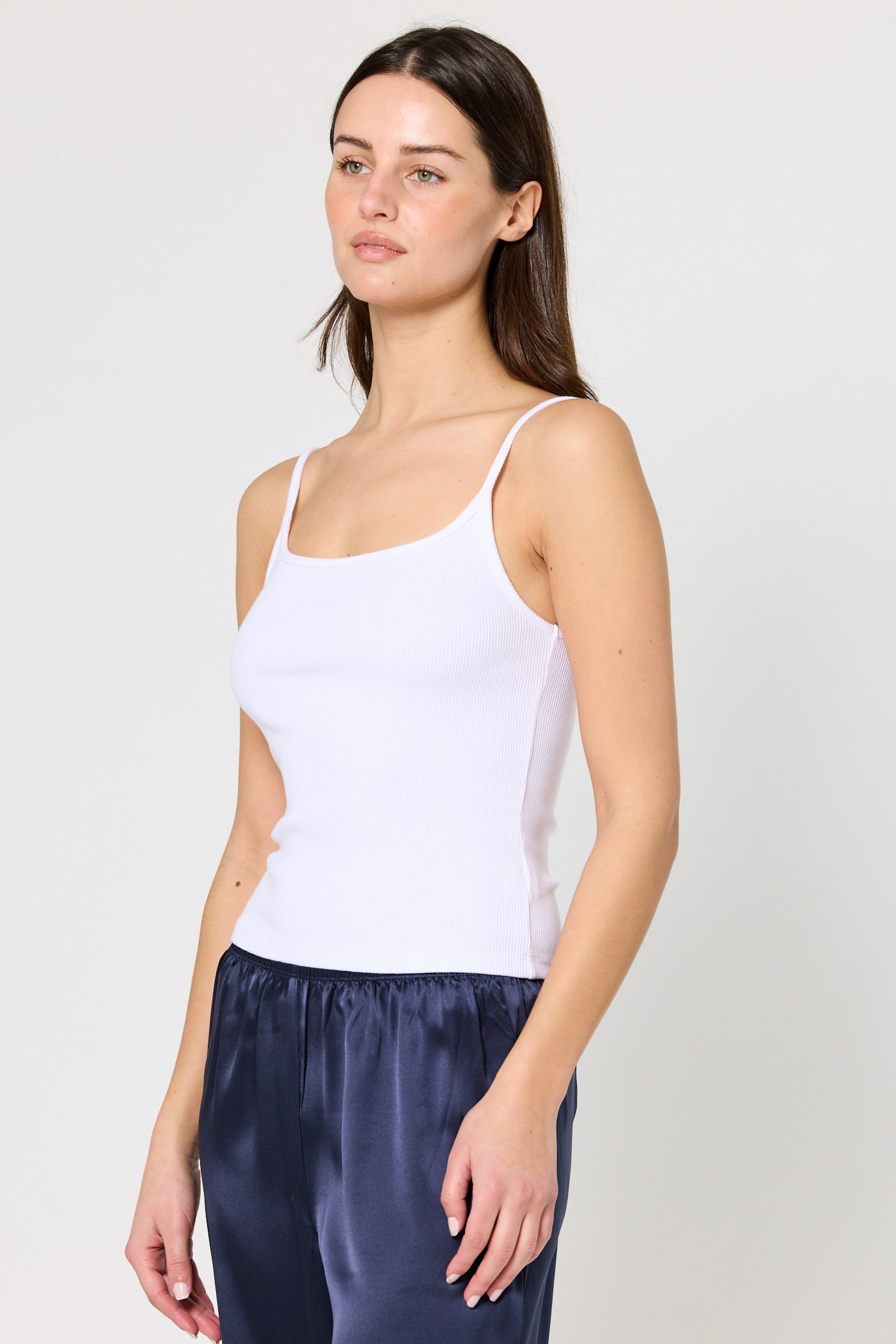 The Rib Spaghetti Tank Top