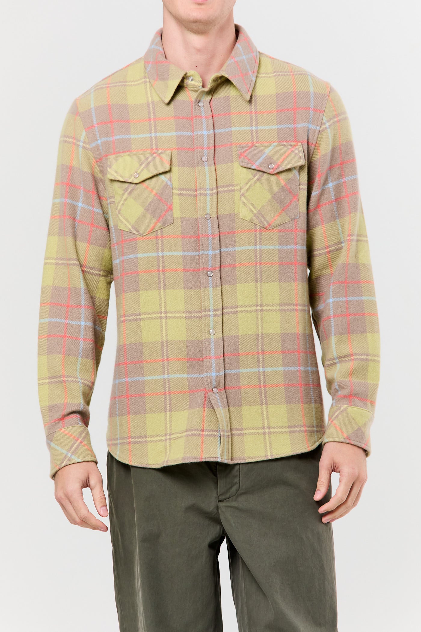 Earth Tartan Cashmere Shirt