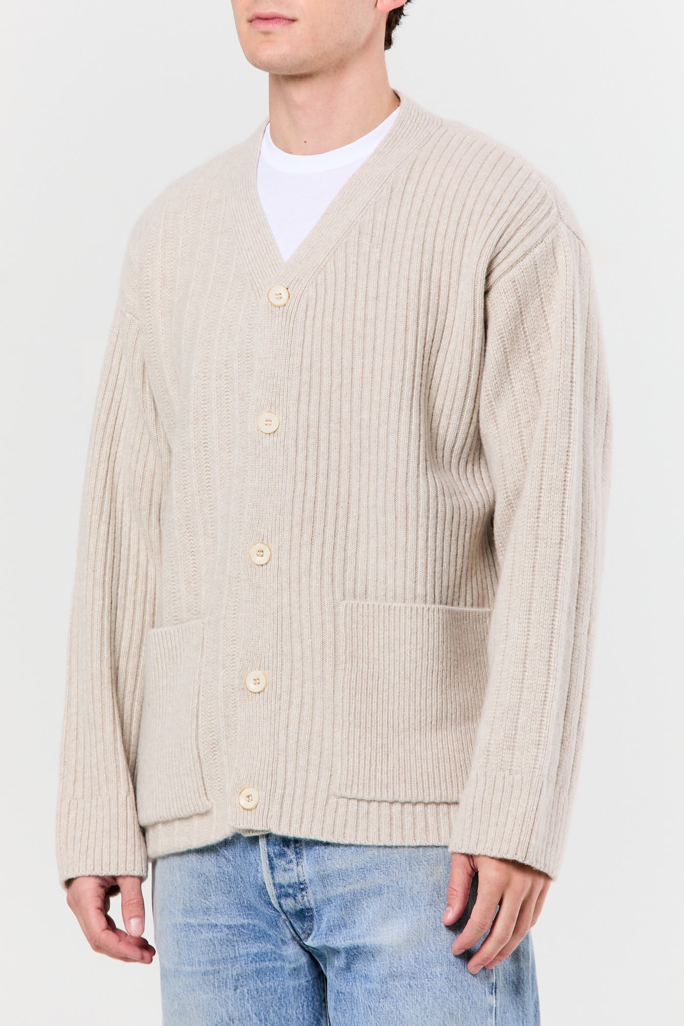 Ribbed Cigar Cardigan