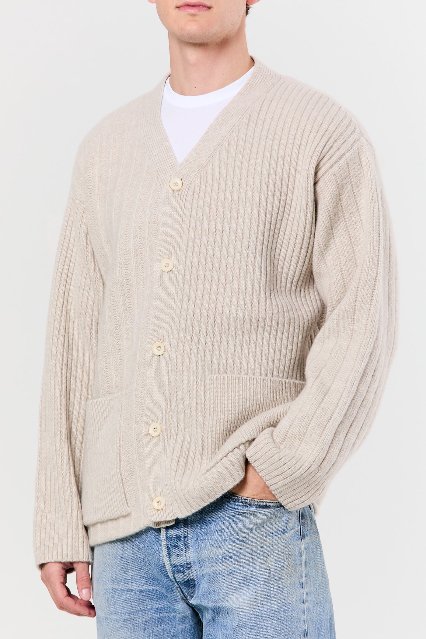 Ribbed Cigar Cardigan