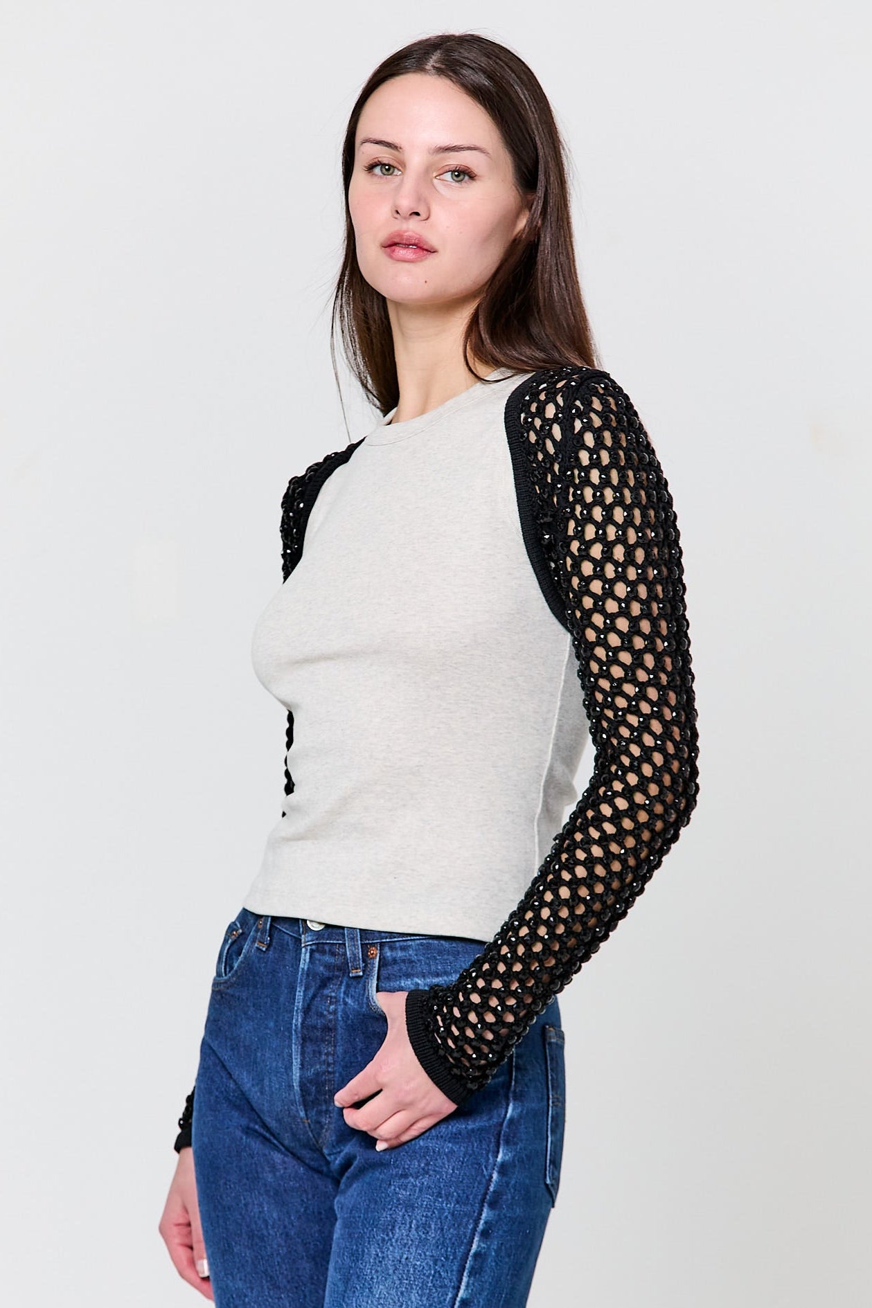Crystal Mesh Gala Shrug