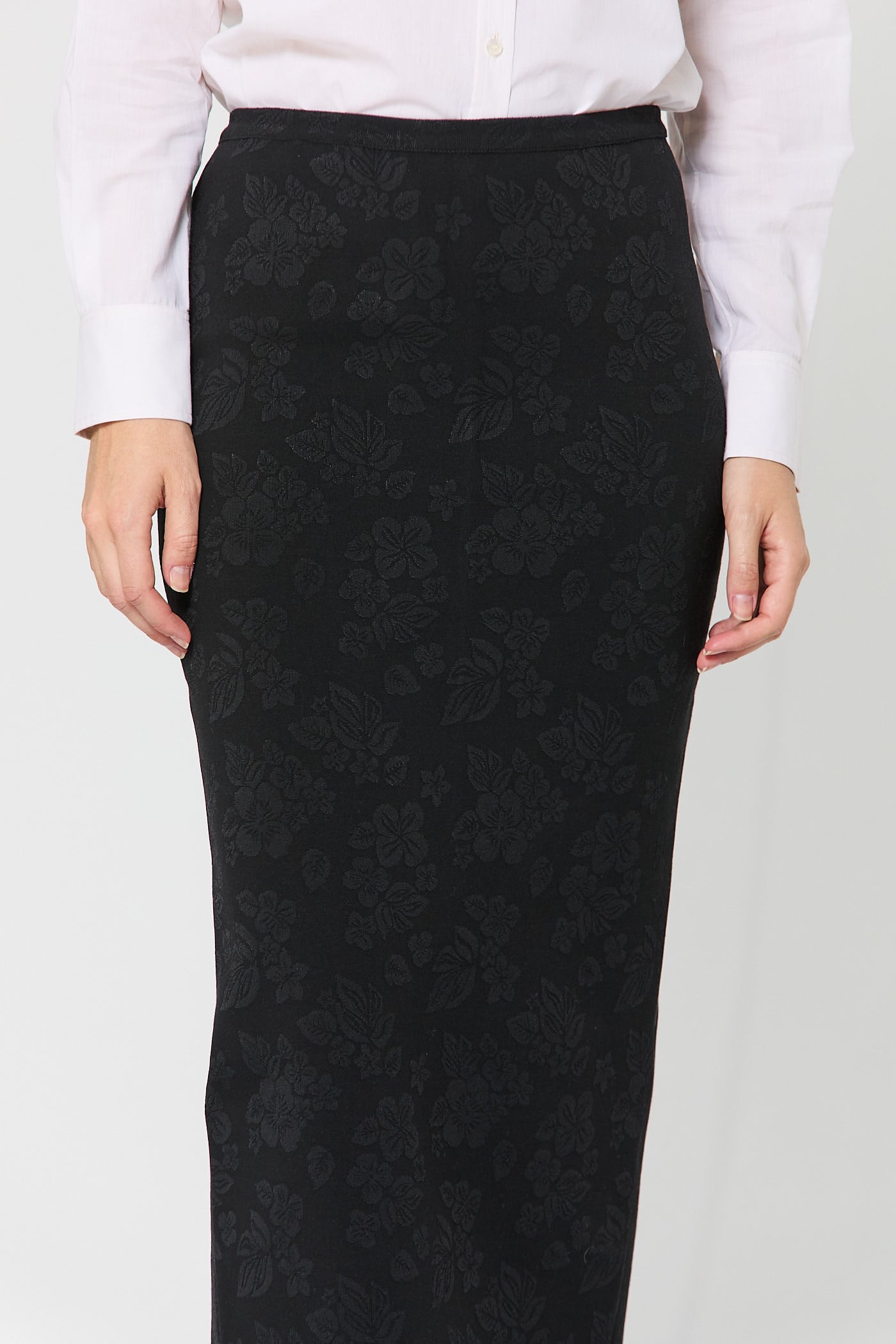 Matte Shine Floral Lawton Skirt