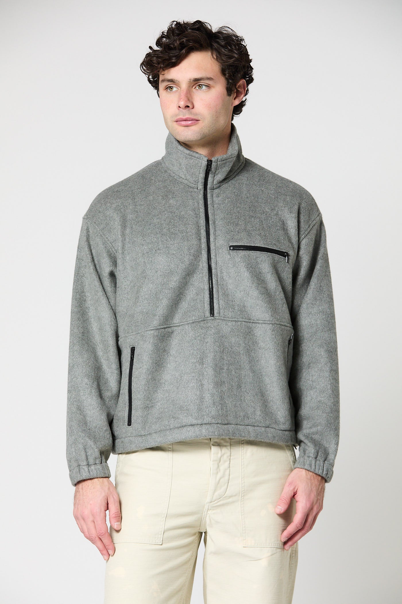 Pure Silk Comfort Fleece Half Zip