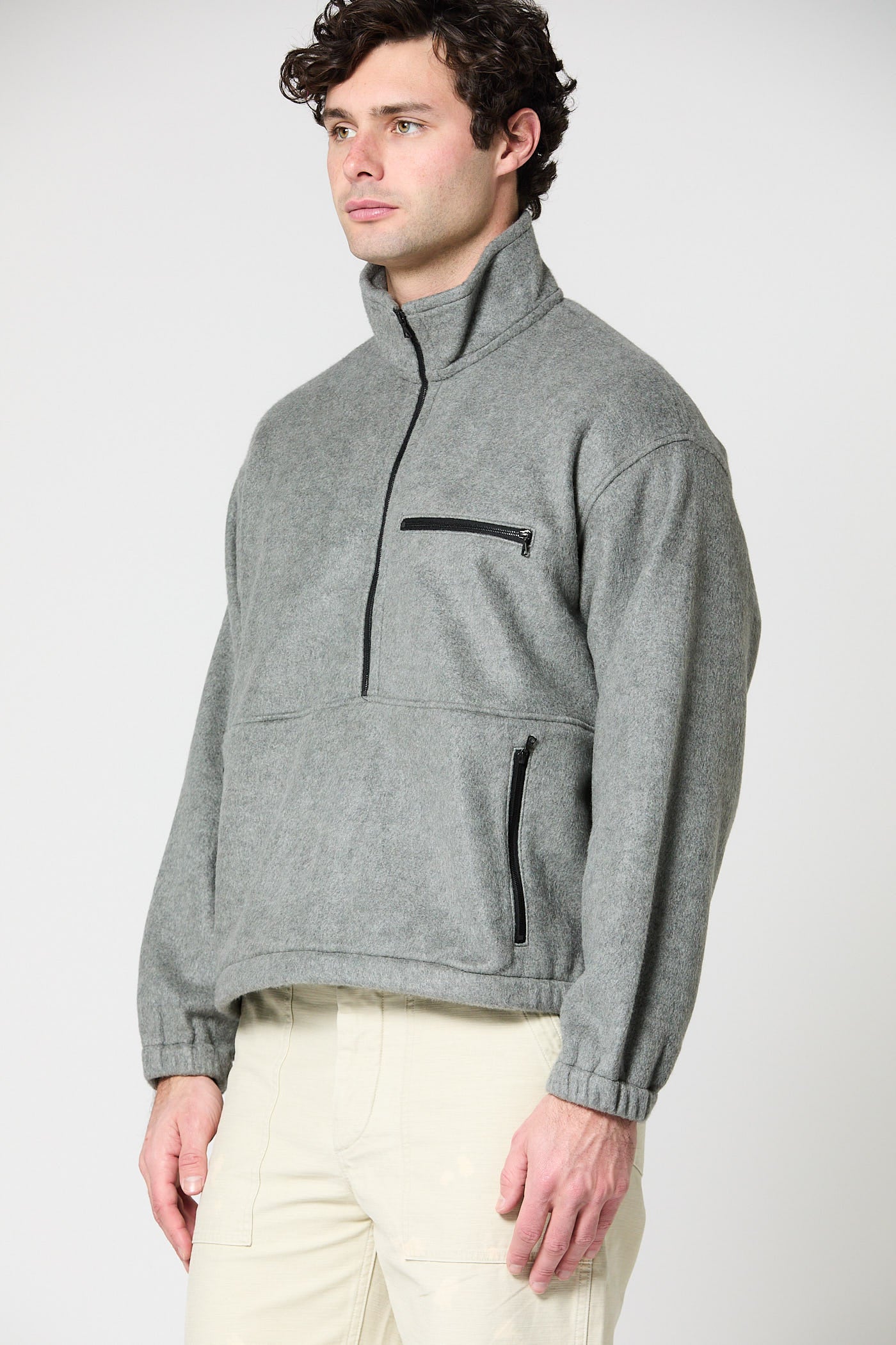 Pure Silk Comfort Fleece Half Zip