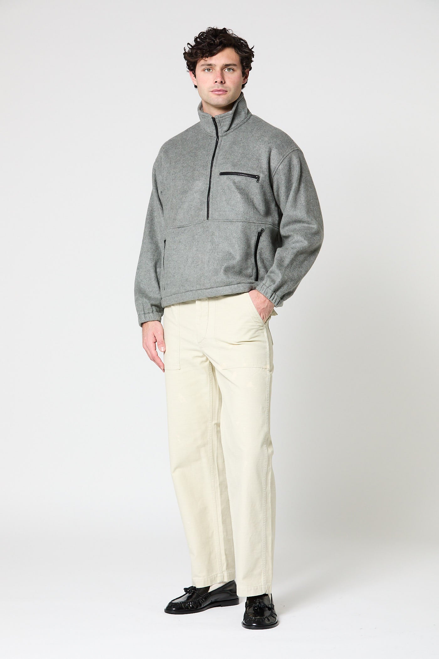 Pure Silk Comfort Fleece Half Zip