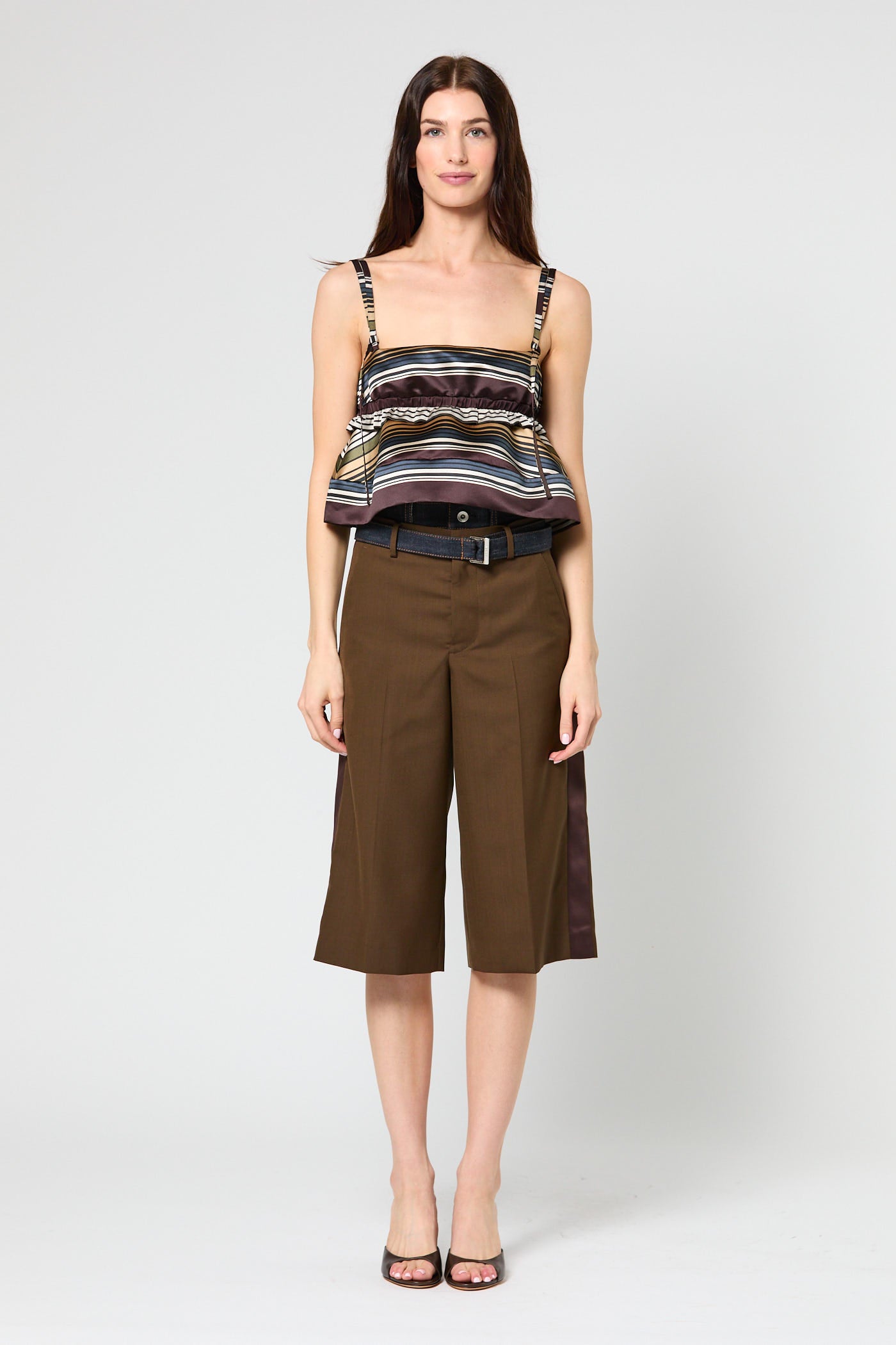 Suiting x Denim Pants