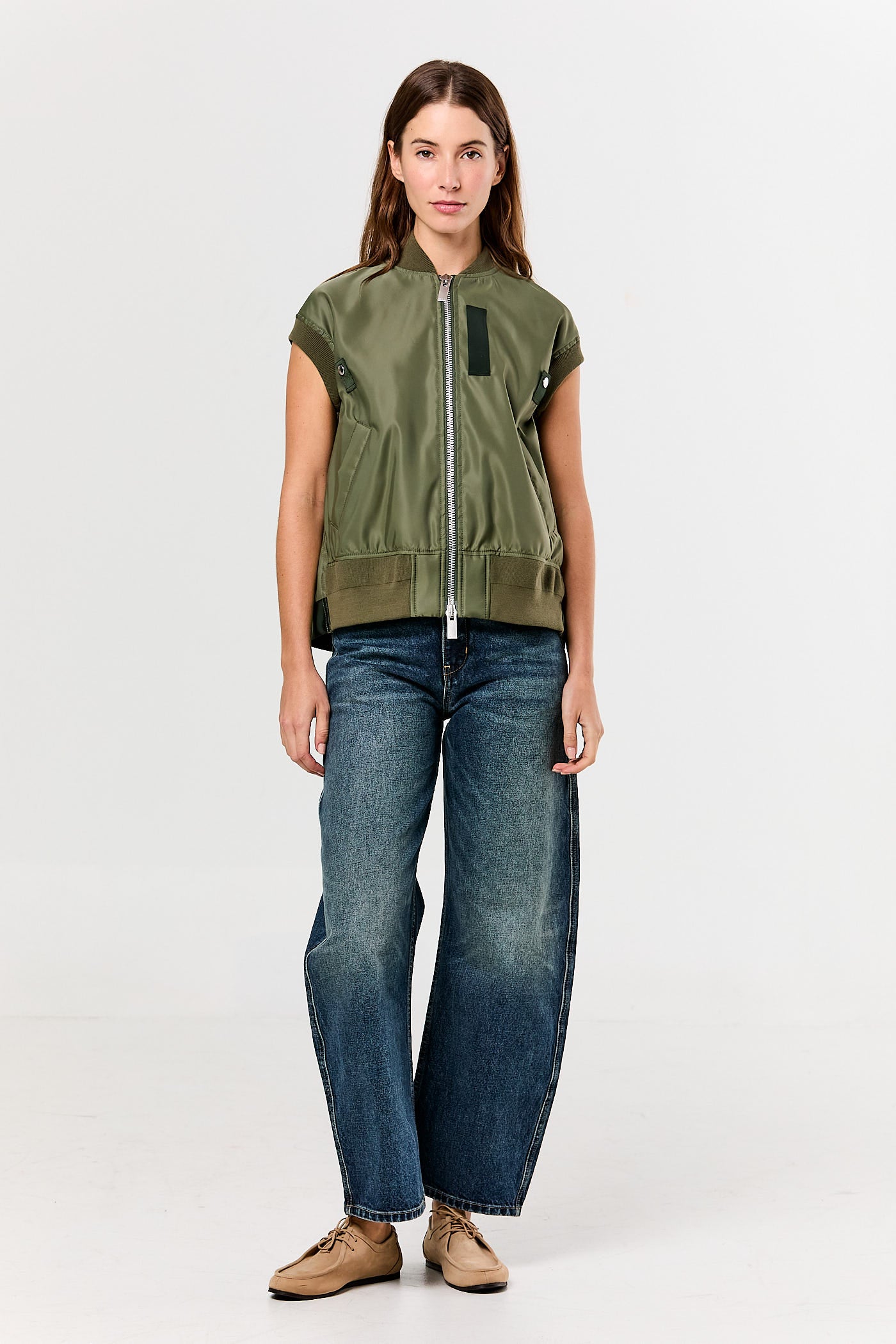 Nylon Tulle Vest Jacket main image 1