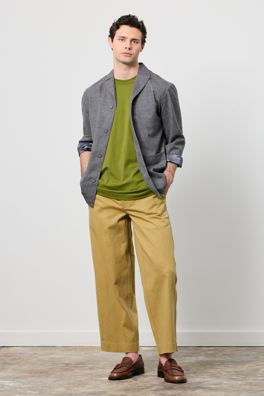 Wide Leg Snap Trousers