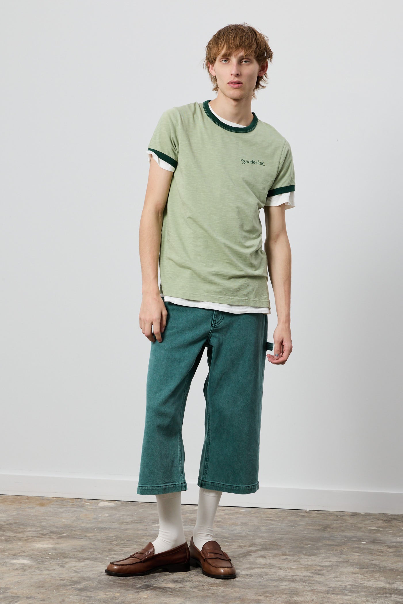 Contrast Rib Tee