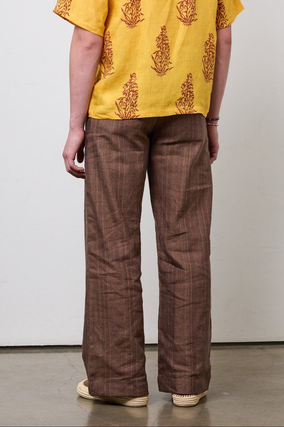 Flat Front Flare Trouser