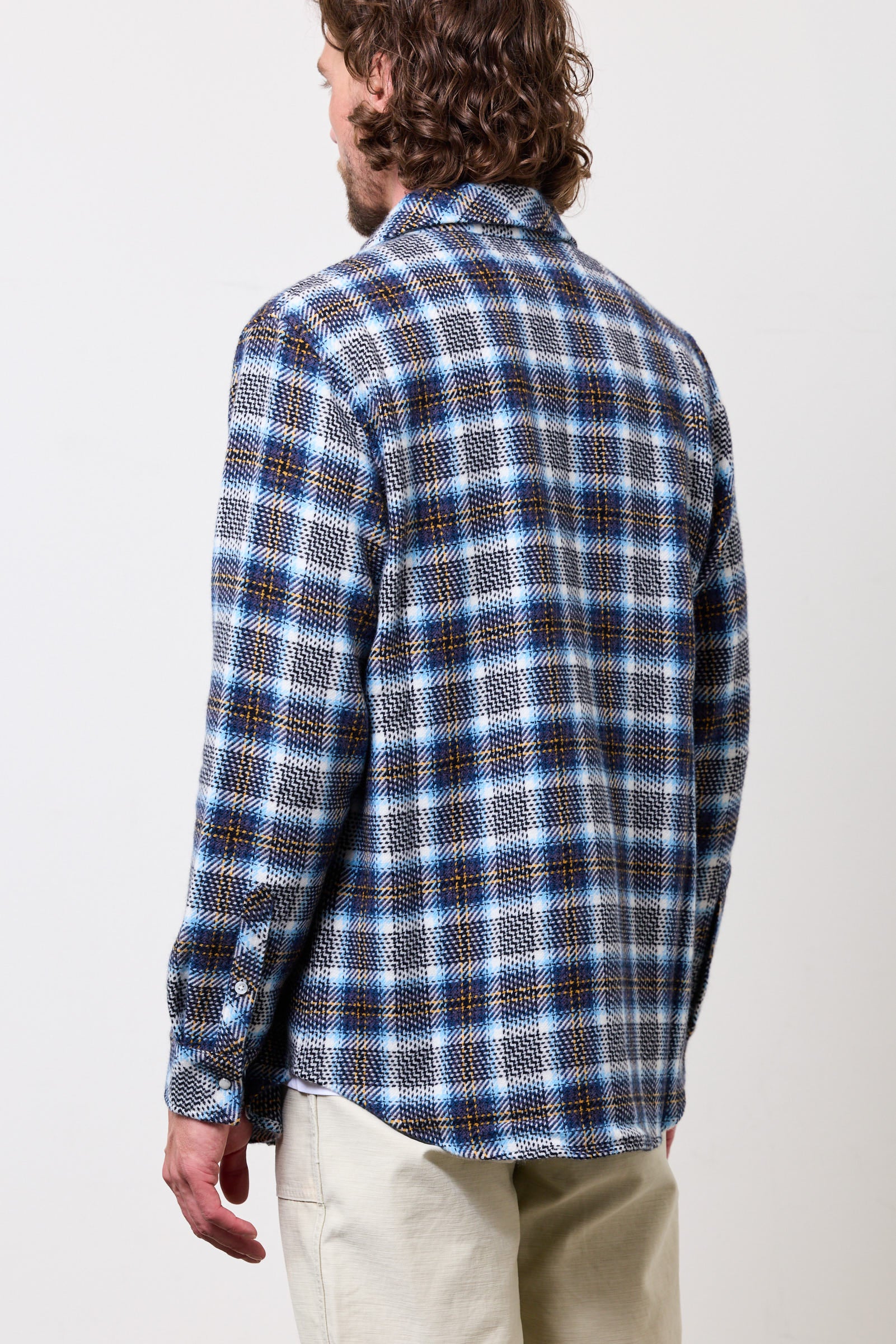 Lightning Storm Tartan Cashmere Shirt