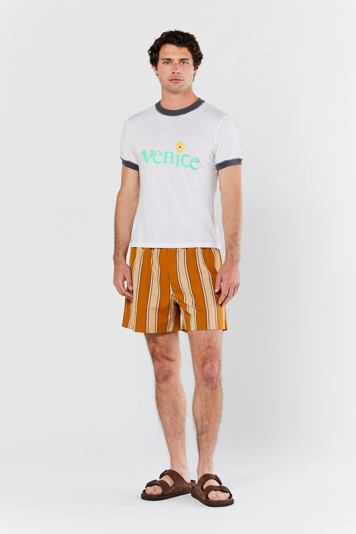 Multi Awning Stripe Shorts