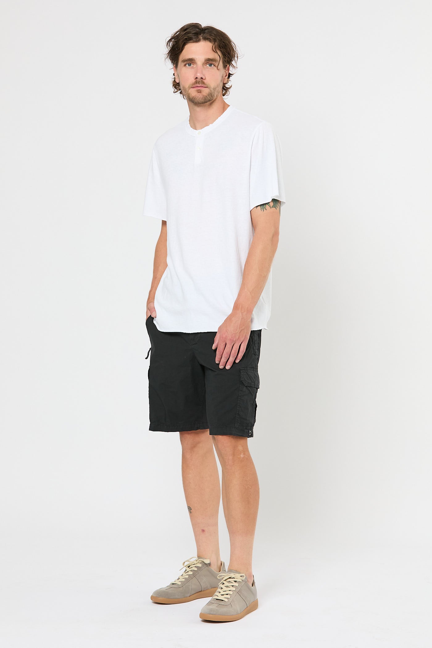 Short Sleeve Henley