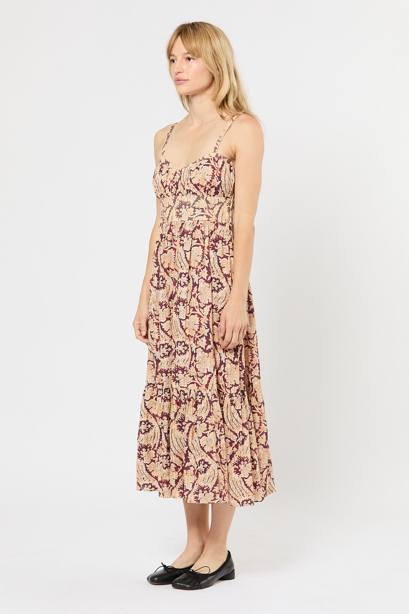 ULLA JOHNSON Nadine Cami Midi Dress | ByGeorge Austin