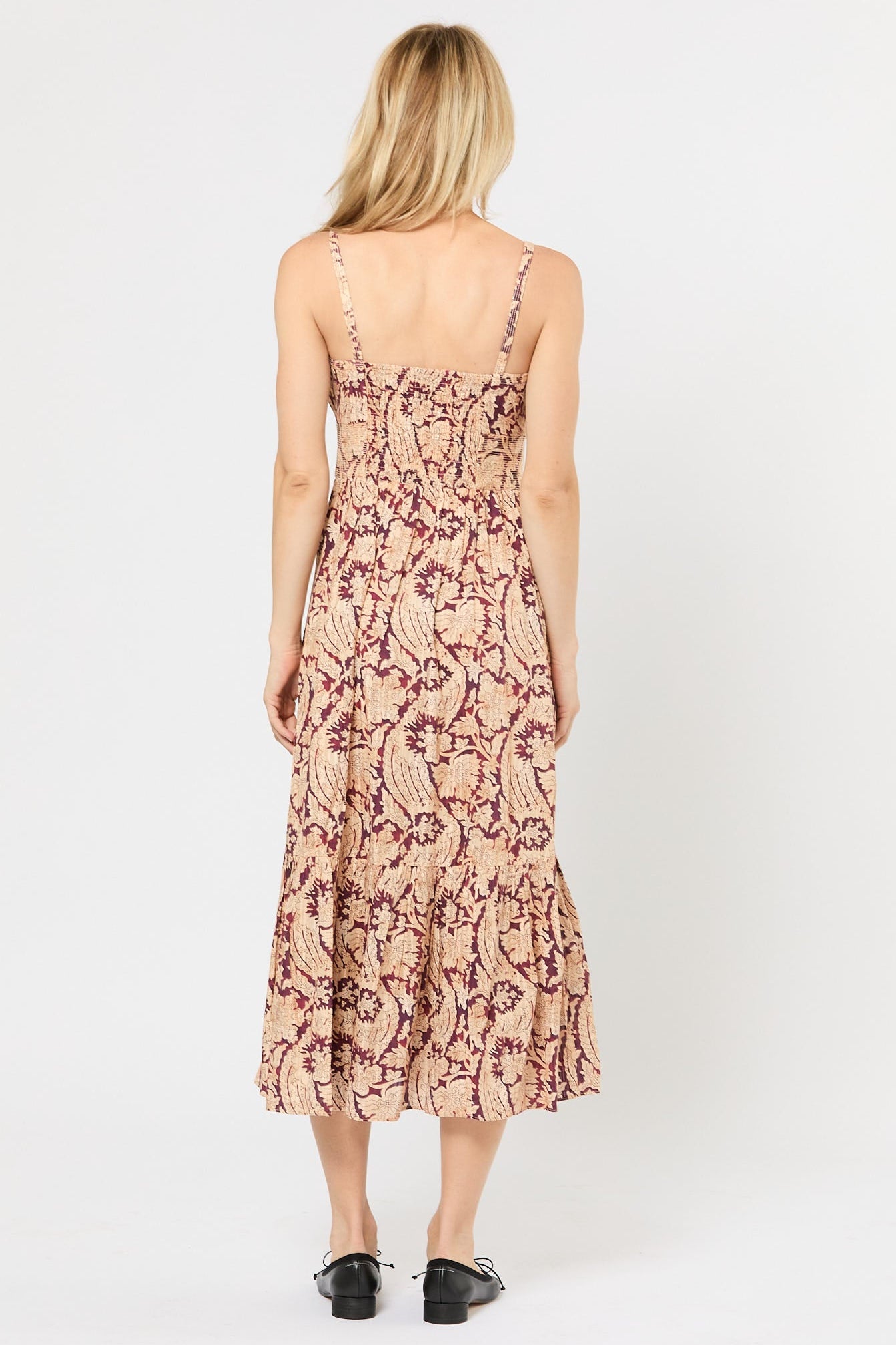 ULLA JOHNSON Nadine Cami Midi Dress | ByGeorge Austin