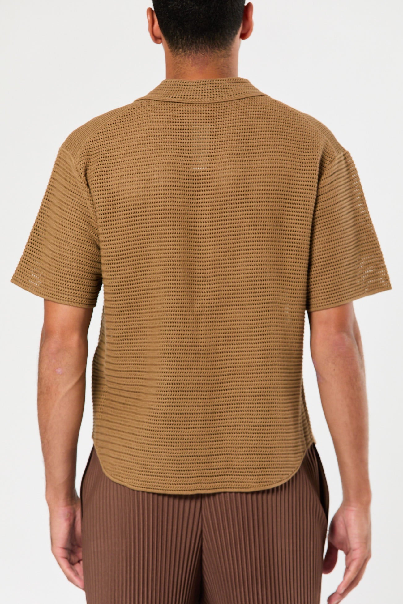Auralee Mesh Knit Shirt | ByGeorge Austin