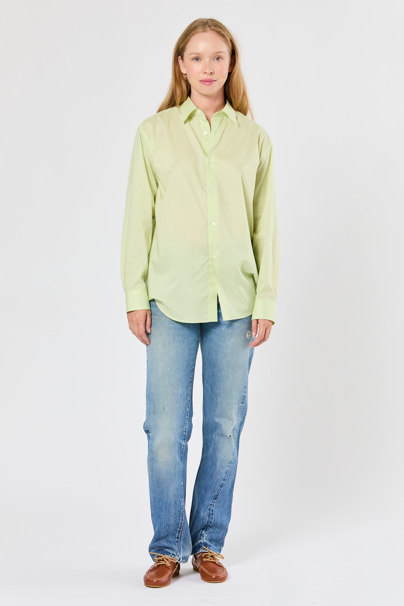 Auralee Washed Finx Shirt | ByGeorge Austin