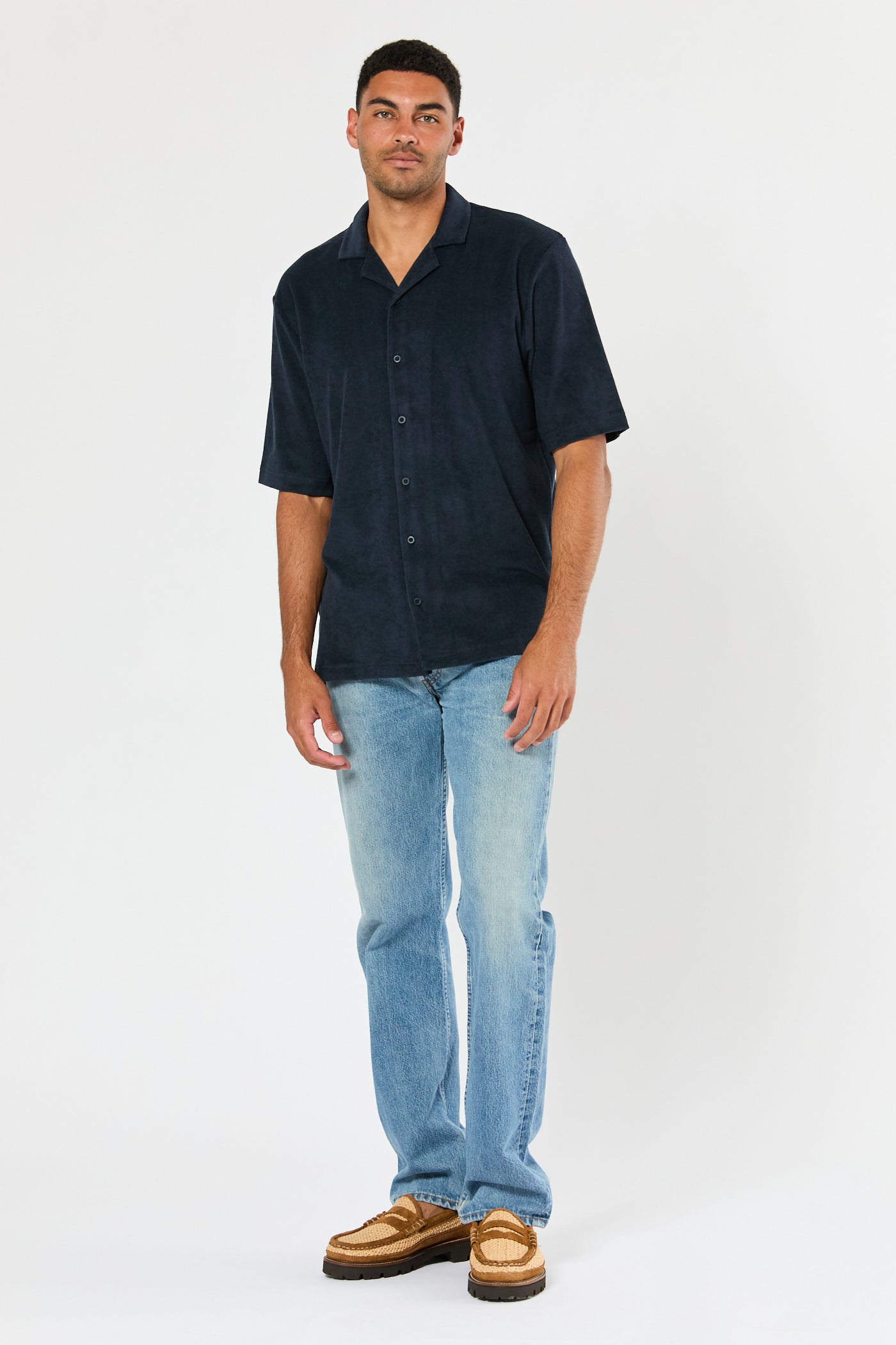 Sunspel Toweling Camp Shirt | ByGeorge Austin