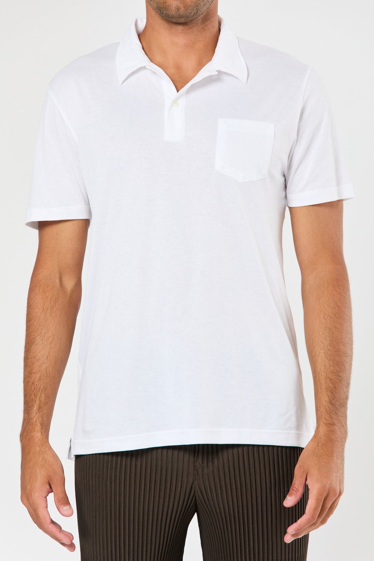 Sunspel SS Sea Island Polo | ByGeorge Austin