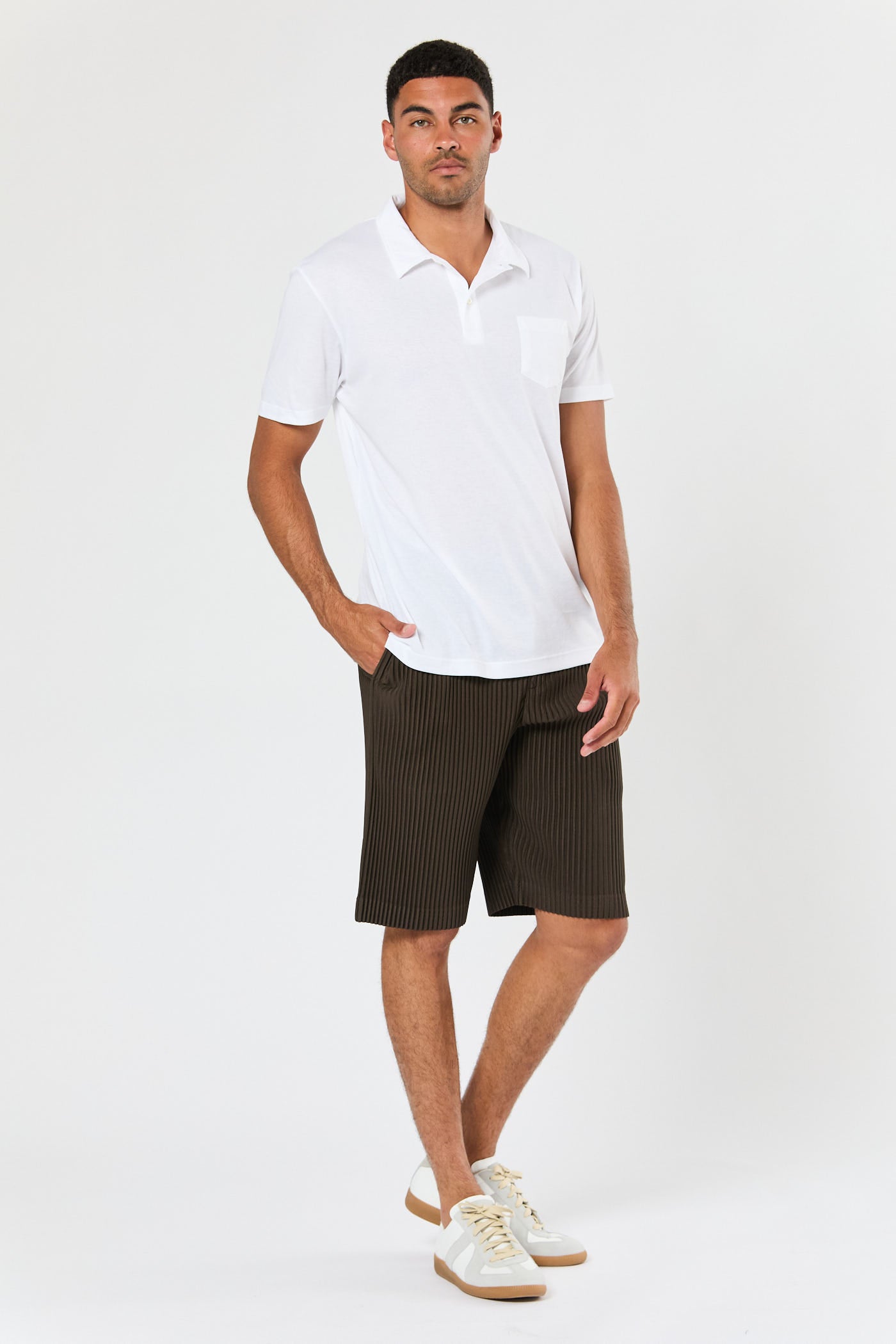 Sunspel SS Sea Island Polo | ByGeorge Austin