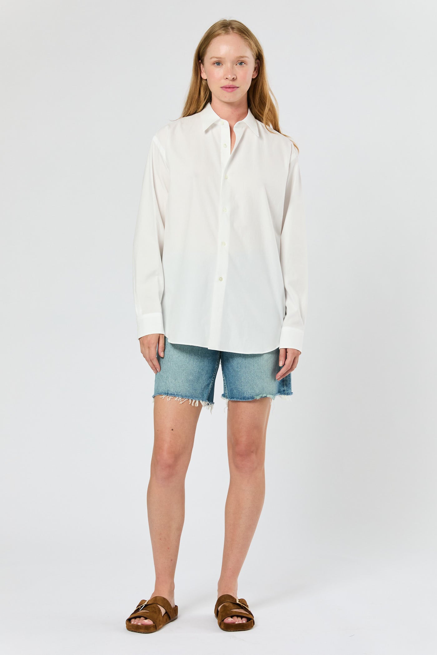 Auralee Washed Finx Shirt | ByGeorge Austin