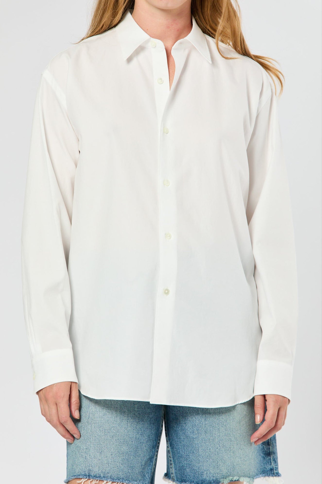 Auralee Washed Finx Shirt | ByGeorge Austin