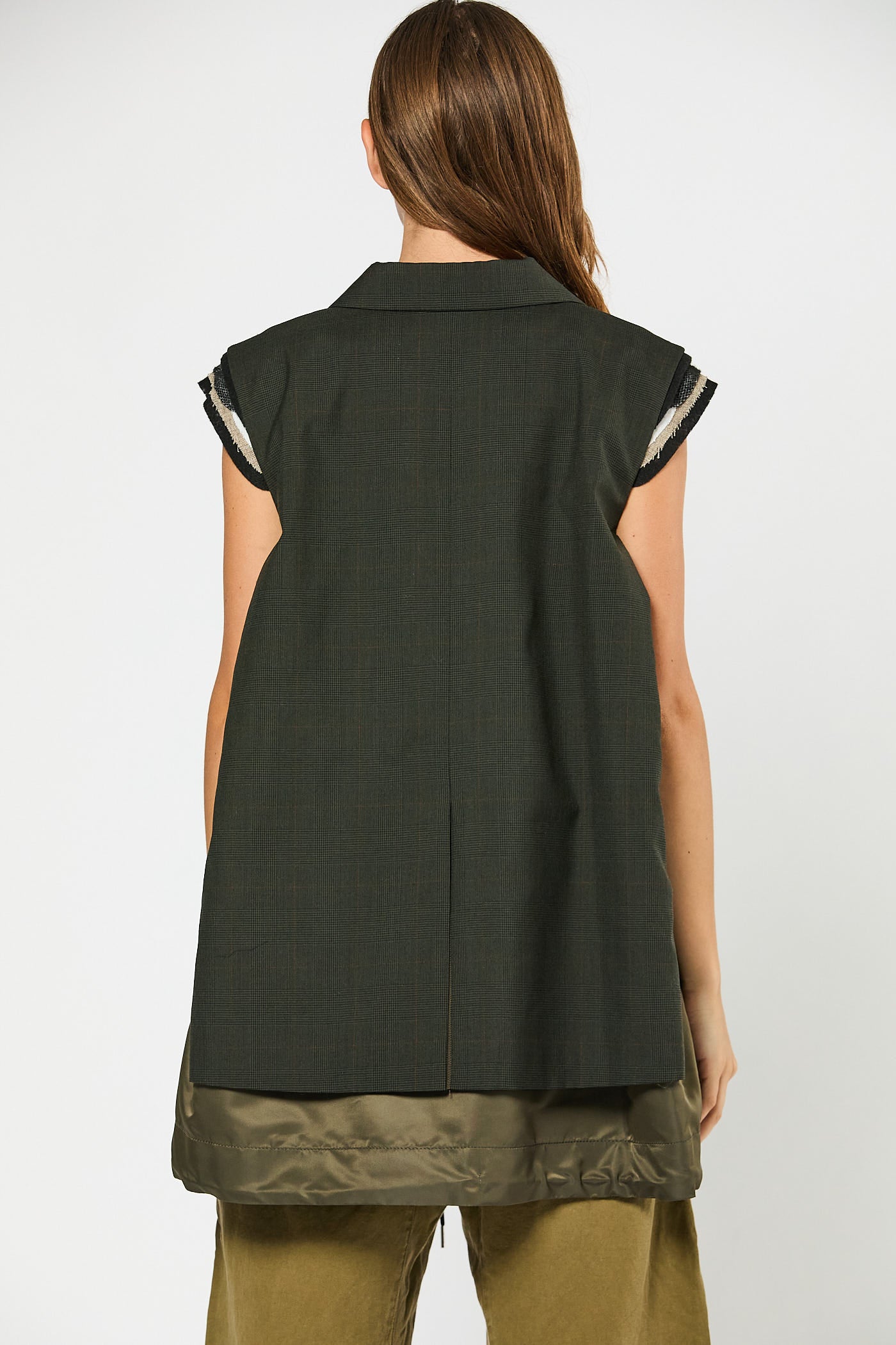 Glen Check Vest