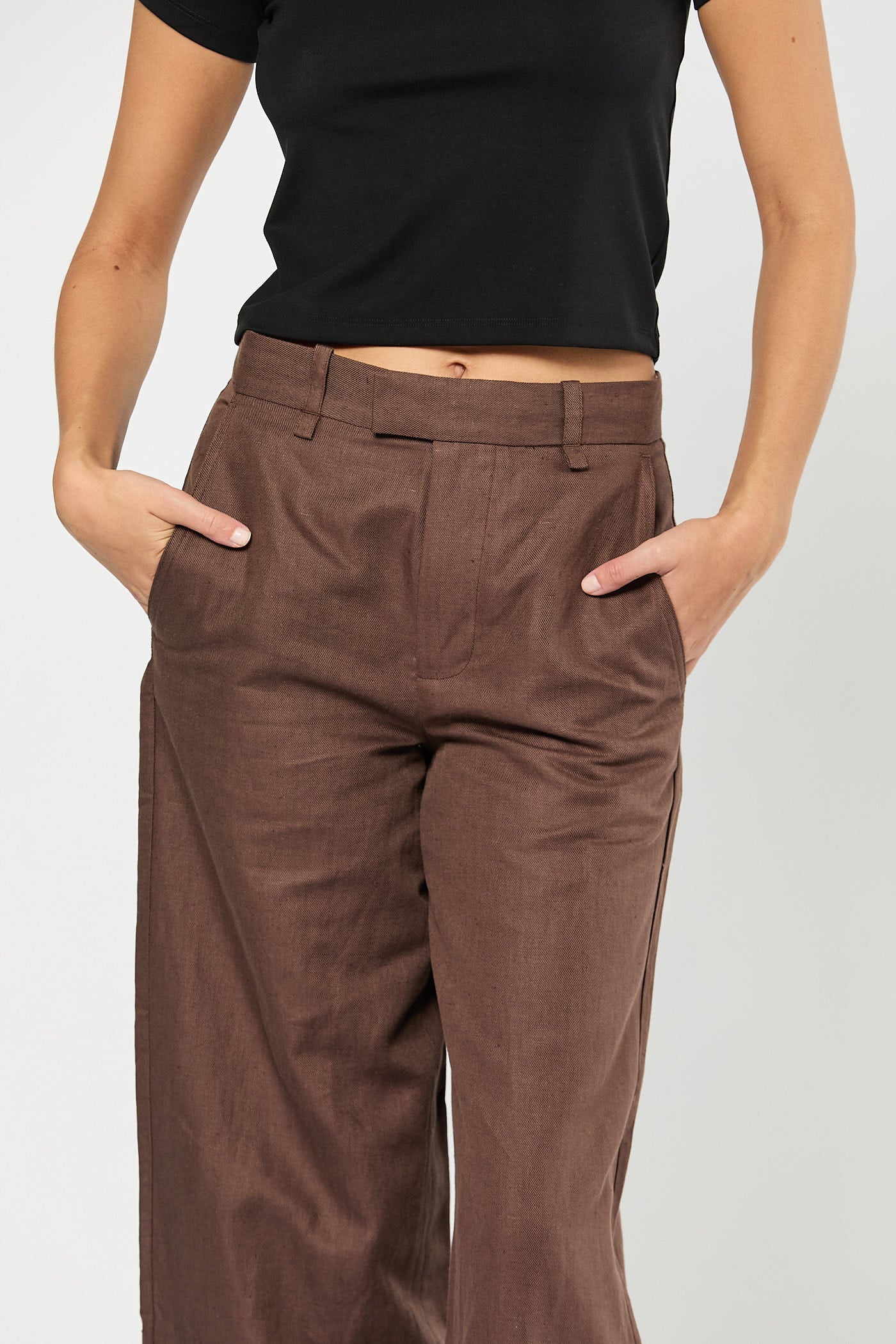 Cropped Roomy Trouser