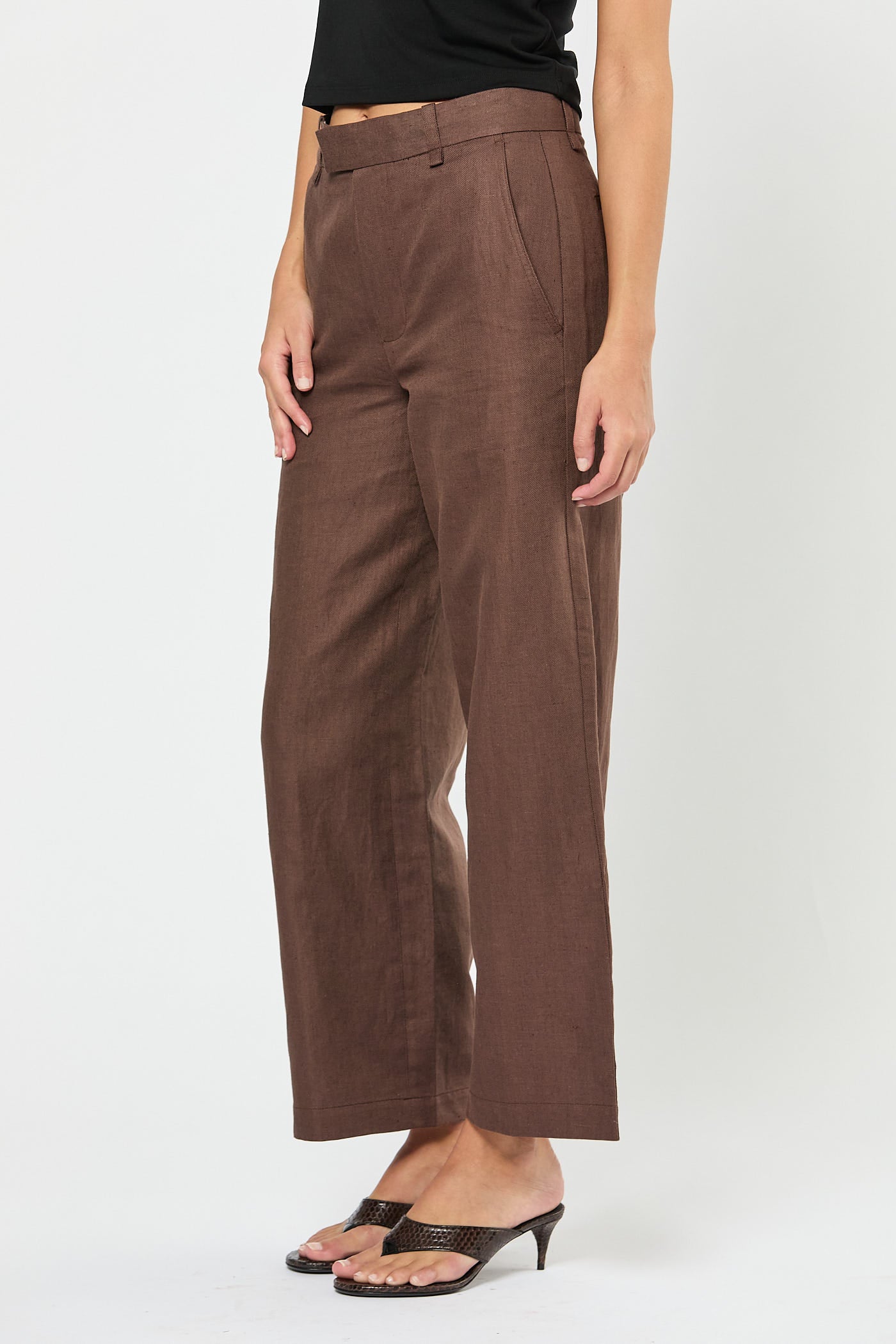 Cropped Roomy Trouser