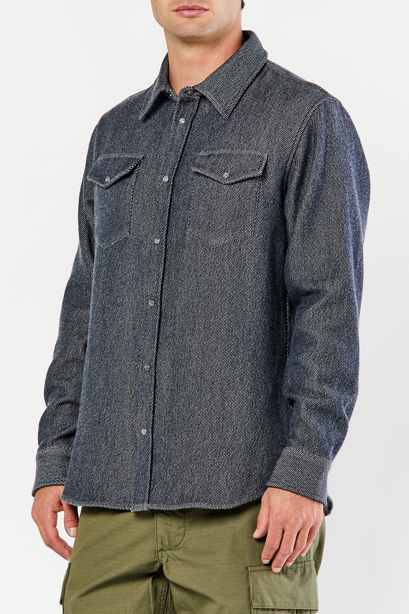 Denim Cashmere Shirt
