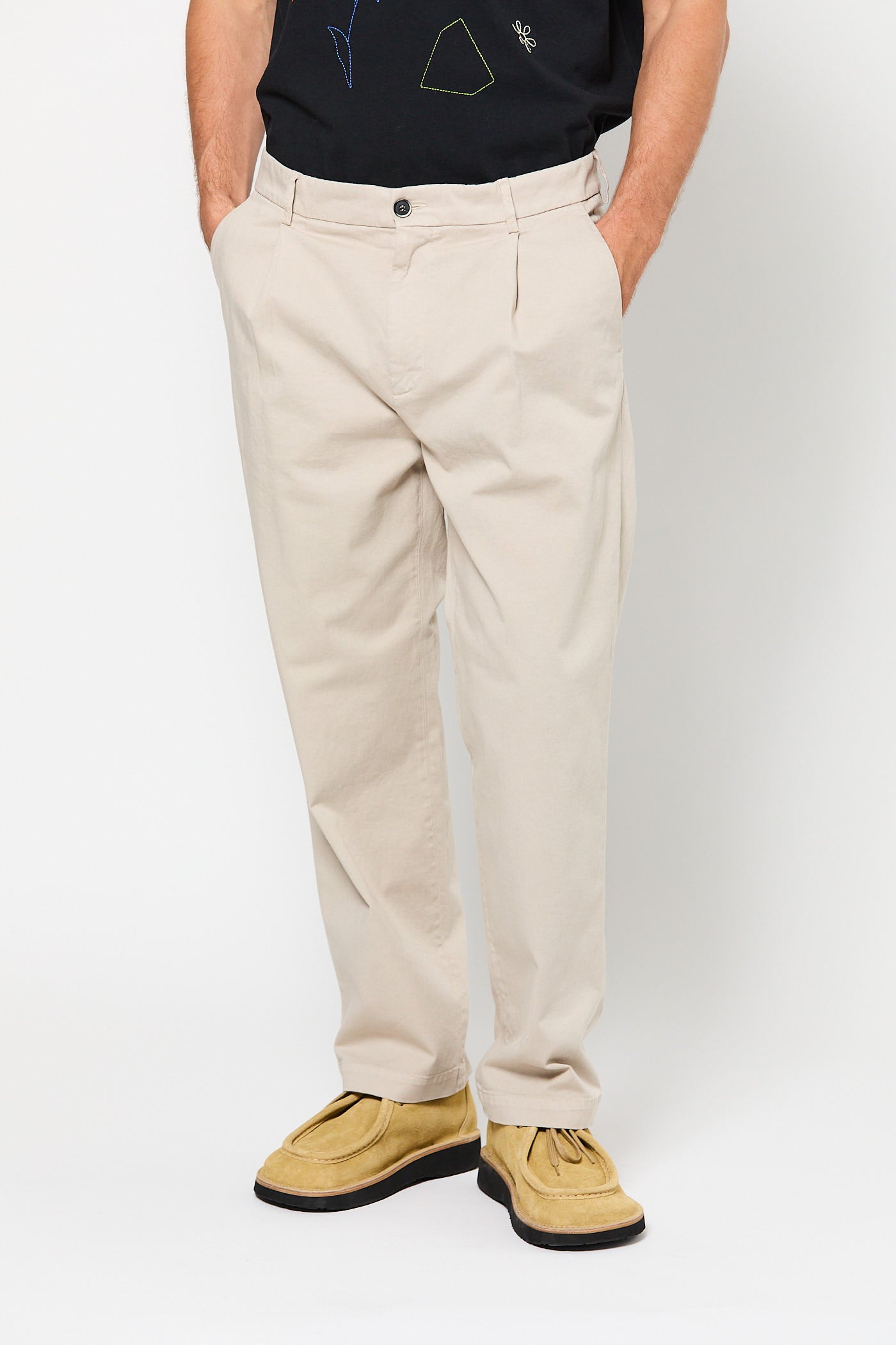 Mid-Rise Trousers