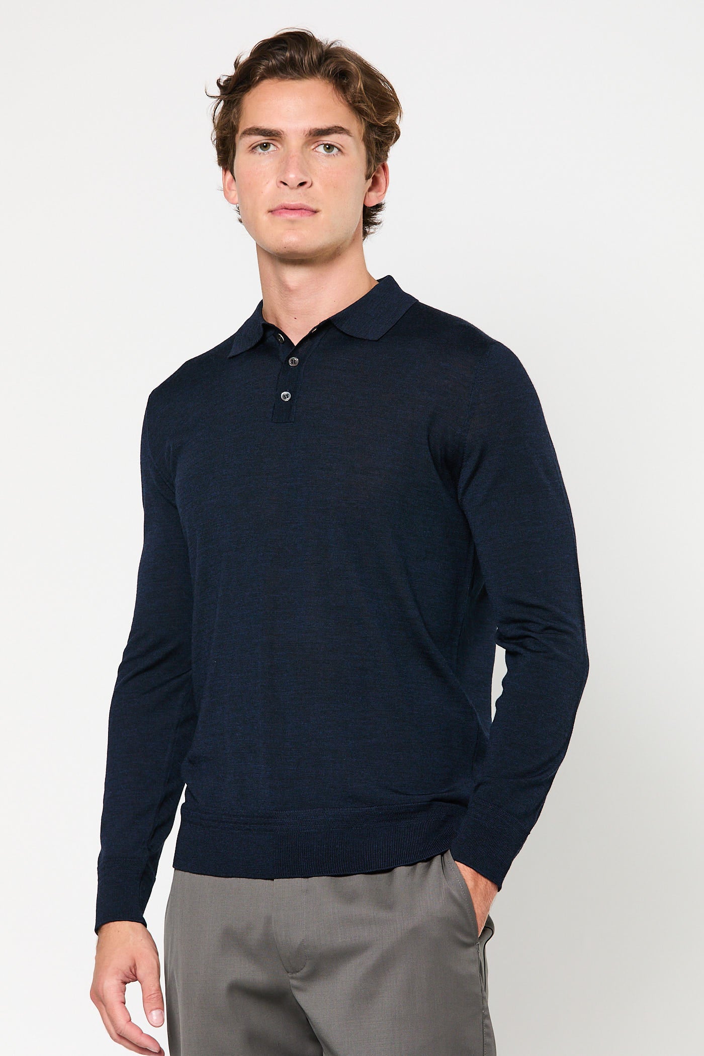Long Sleeve Polo