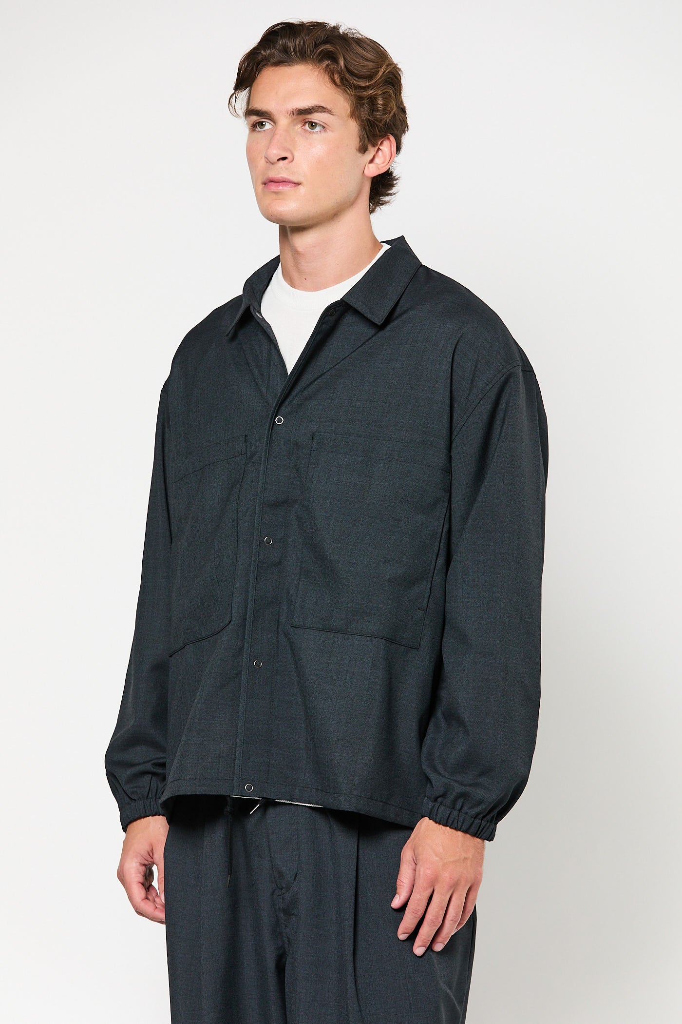 Double Pocket Shirt Jacket
