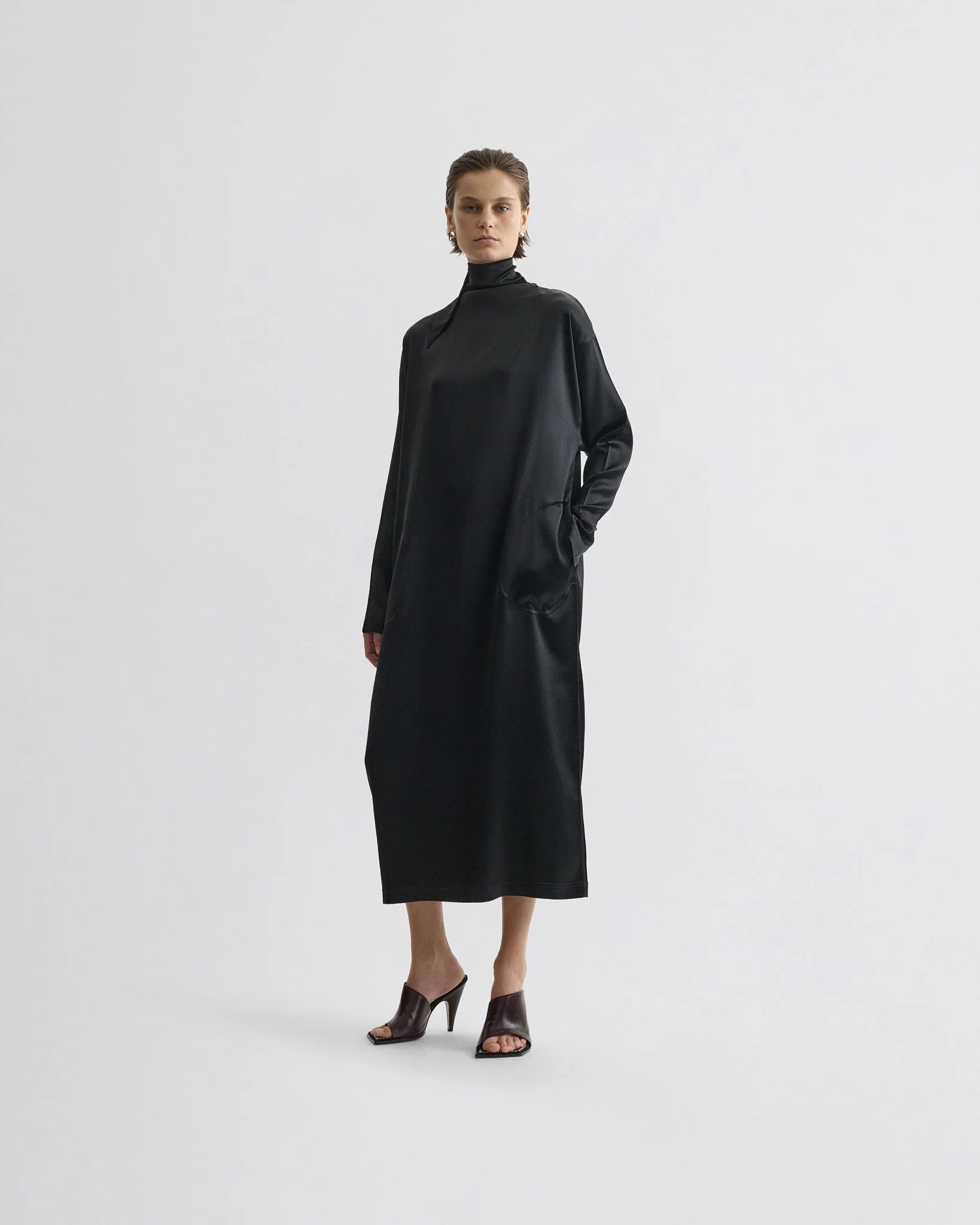 Liquid Knot Collar Dress