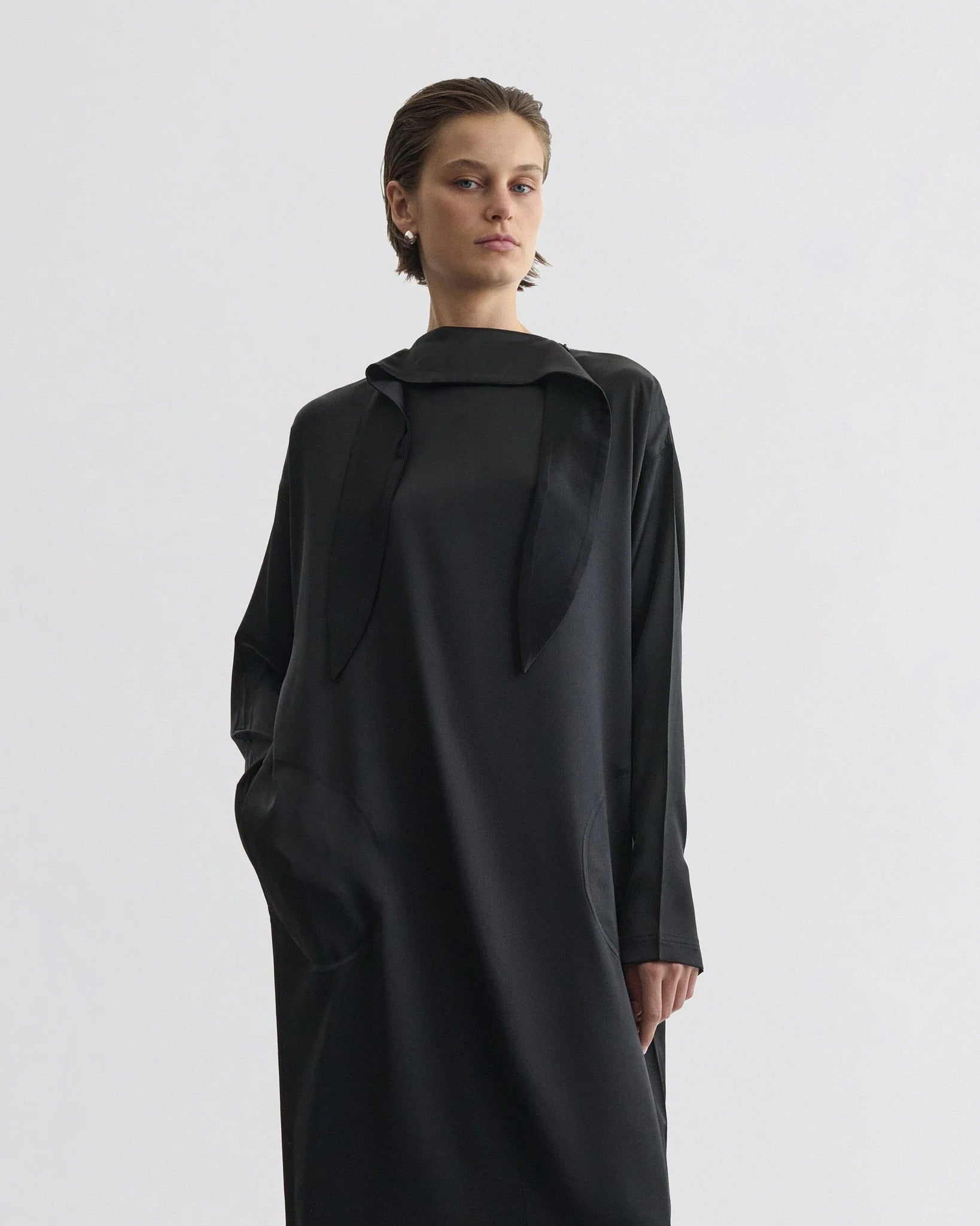 Liquid Knot Collar Dress