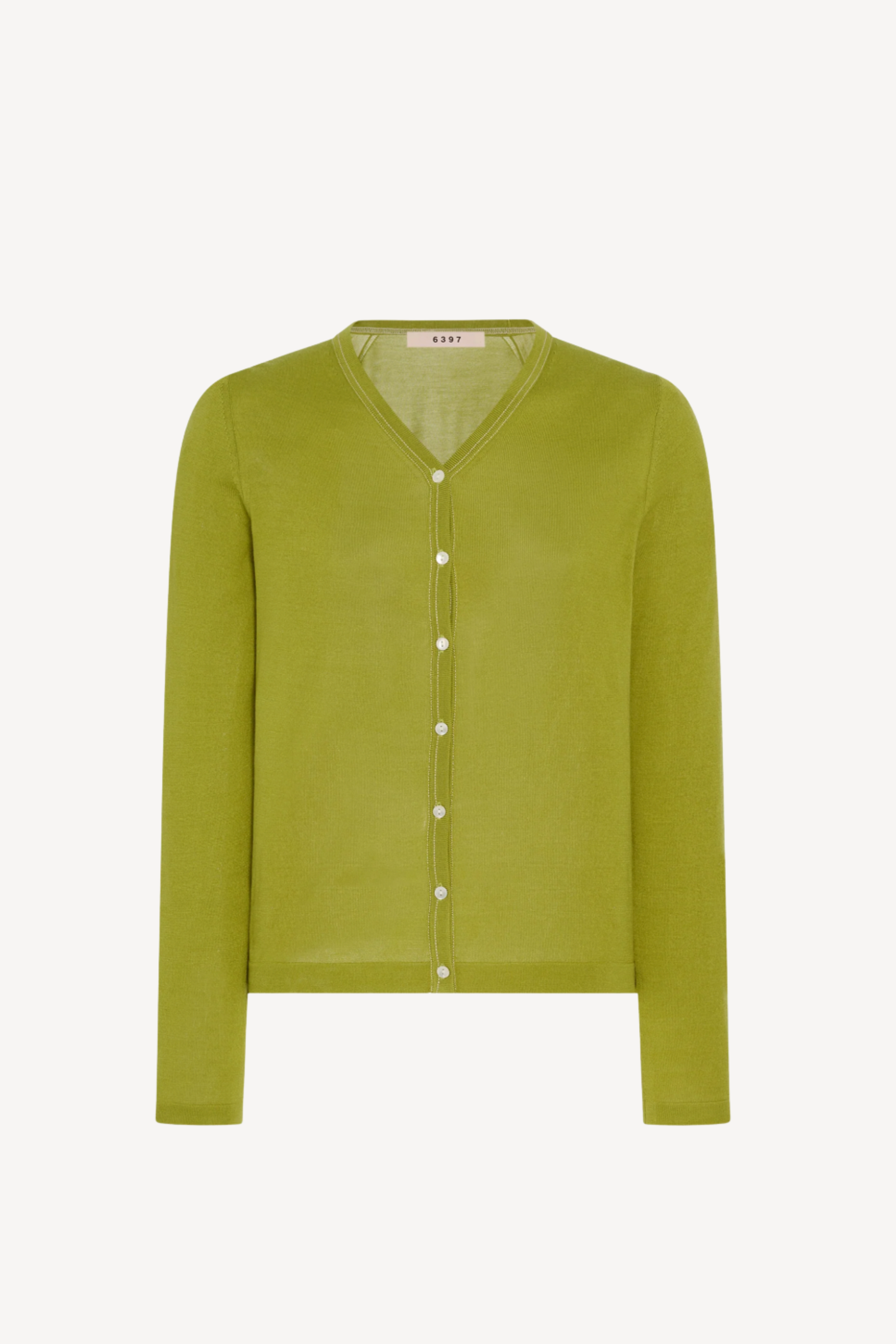 Contrast Stich Cardigan