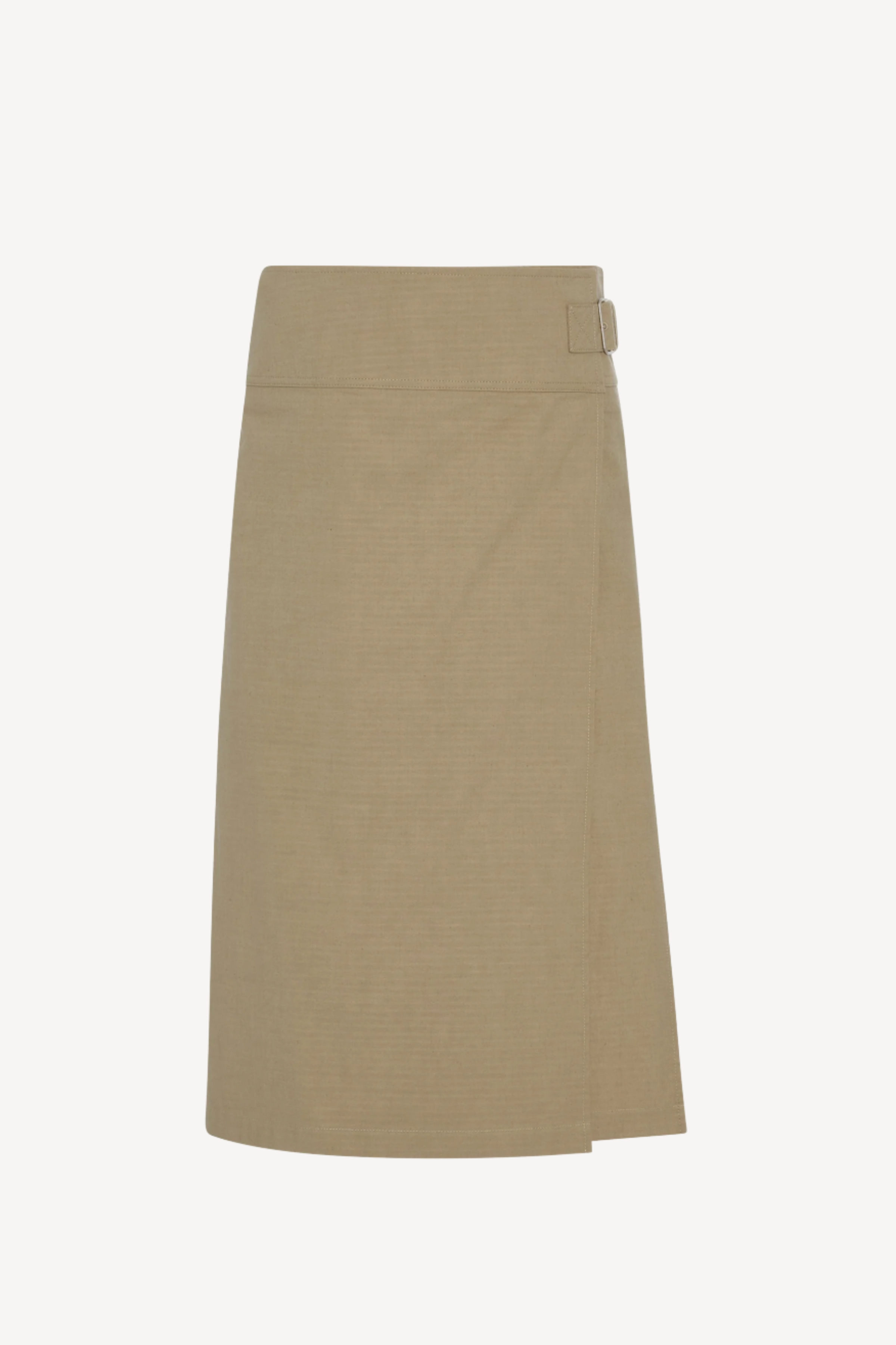 Pleated Wrap Skirt